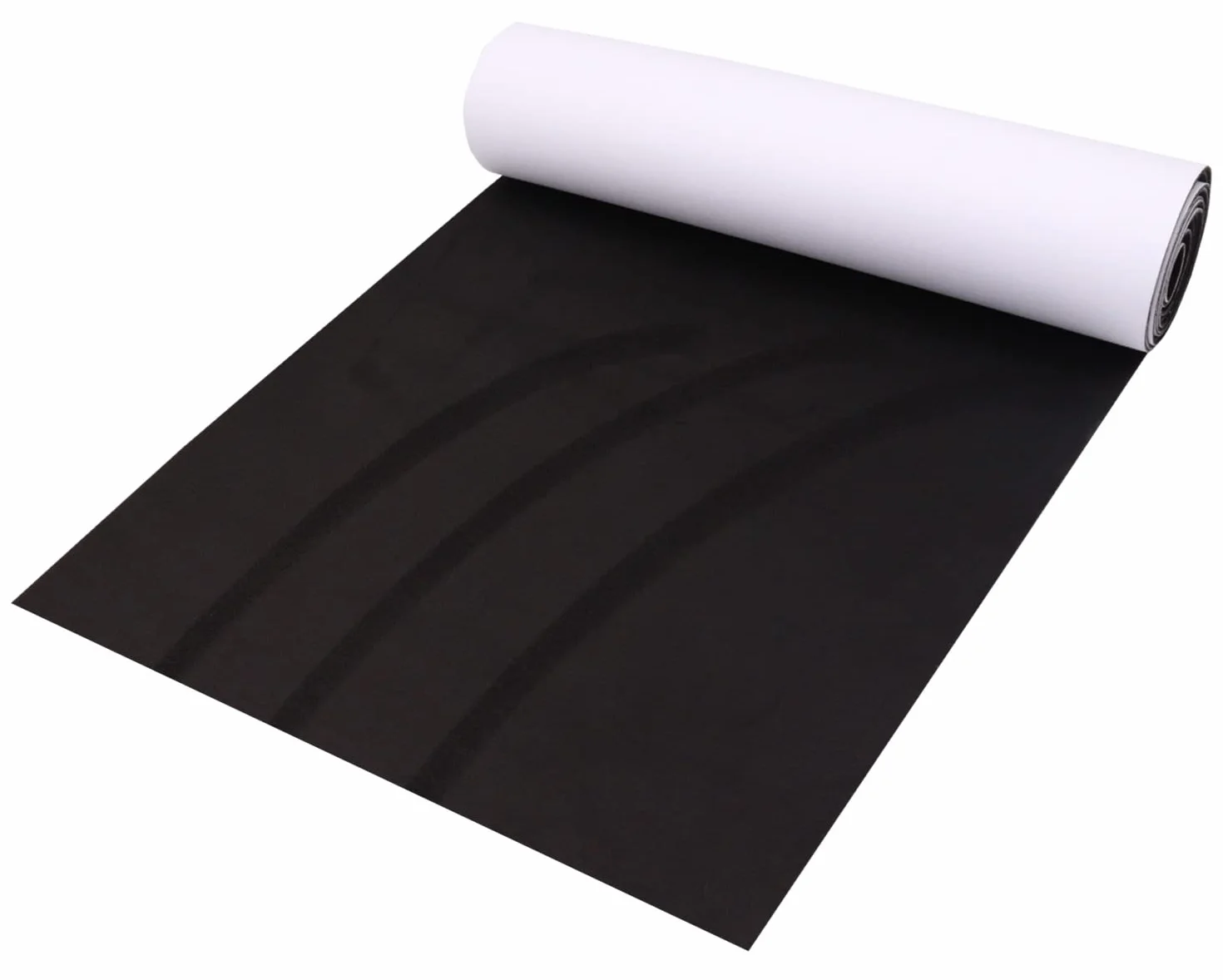 Panngu Samoprzylepna tkanina z mikrofibry imitacja zamszu 20 cm x 150 cm czarna