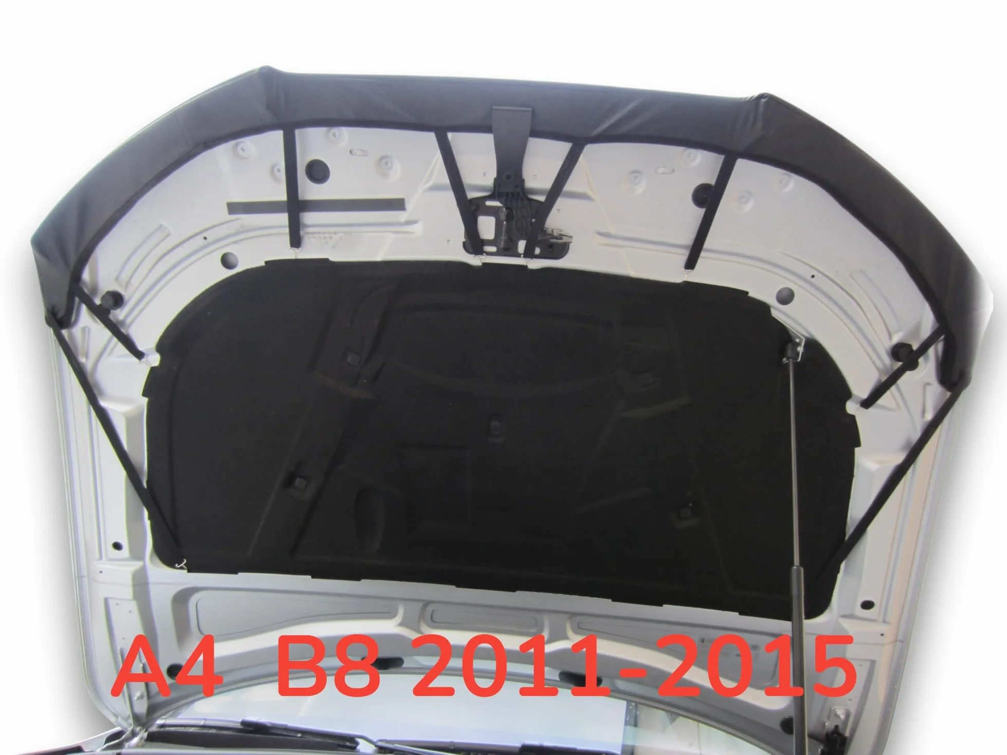 AB-00030 Auto-BRA kompatybilny z Audi A4 B8 rok produkcji 2011-2015 osłona na maskę ochrona przed uderzającymi kamieniami tuning Bonnet Bra