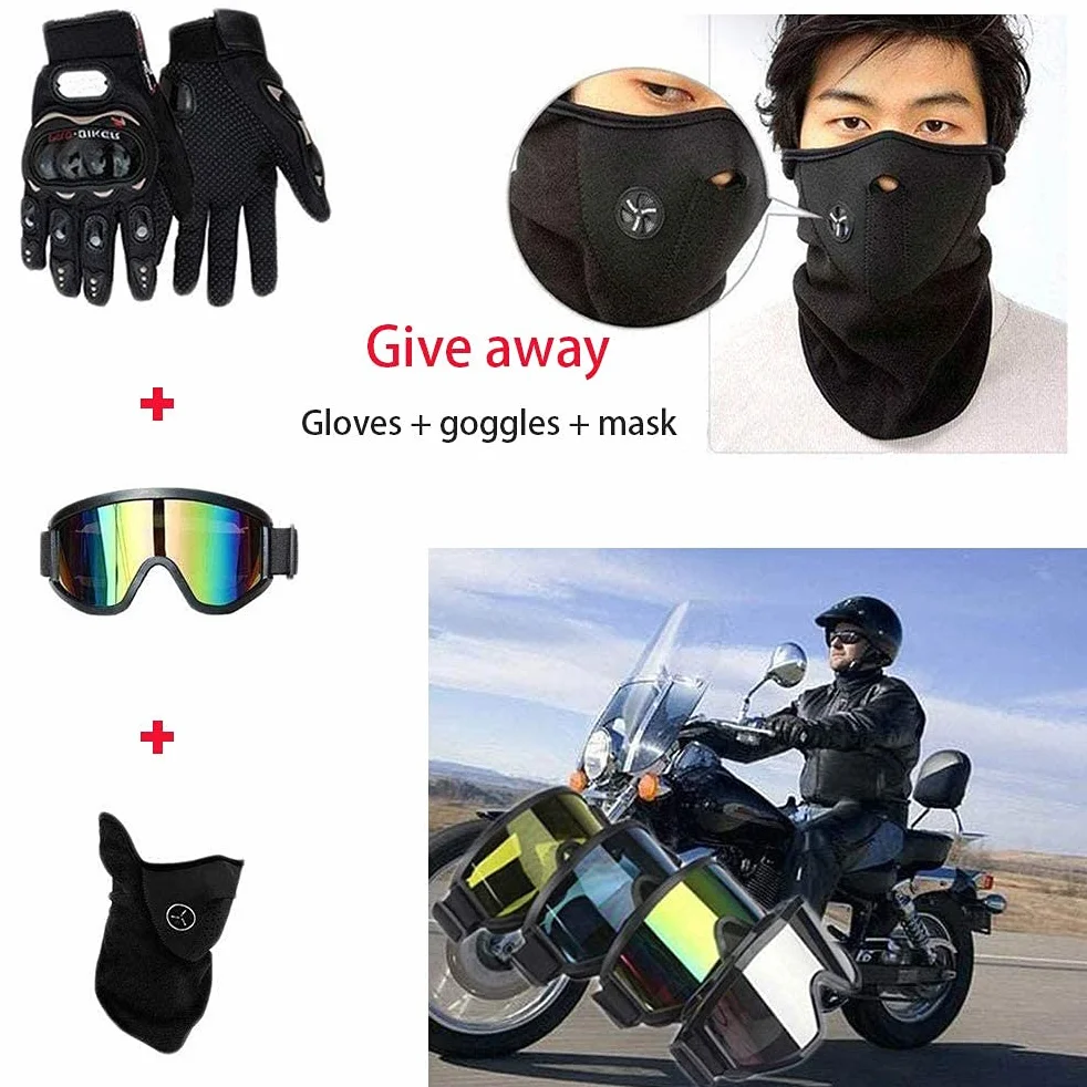 Profesjonalny kask motocrossowy dla dzieci i dorosłych, motocrossowy, dirt bike offroad, kask motocyklowy z goglami ochronnymi, rękawiczkami, osłoną twarzy