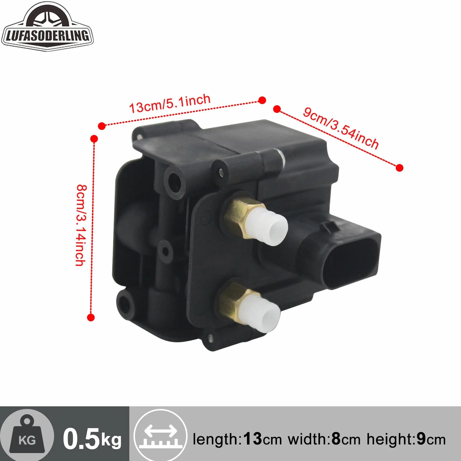 Blok zaworów zawieszenia pneumatycznego pasujący do BMW 5er GT F07 F11 X5 F15 X6 7er F01 F02 F03 F04 37206789450 37206875176 37206784137