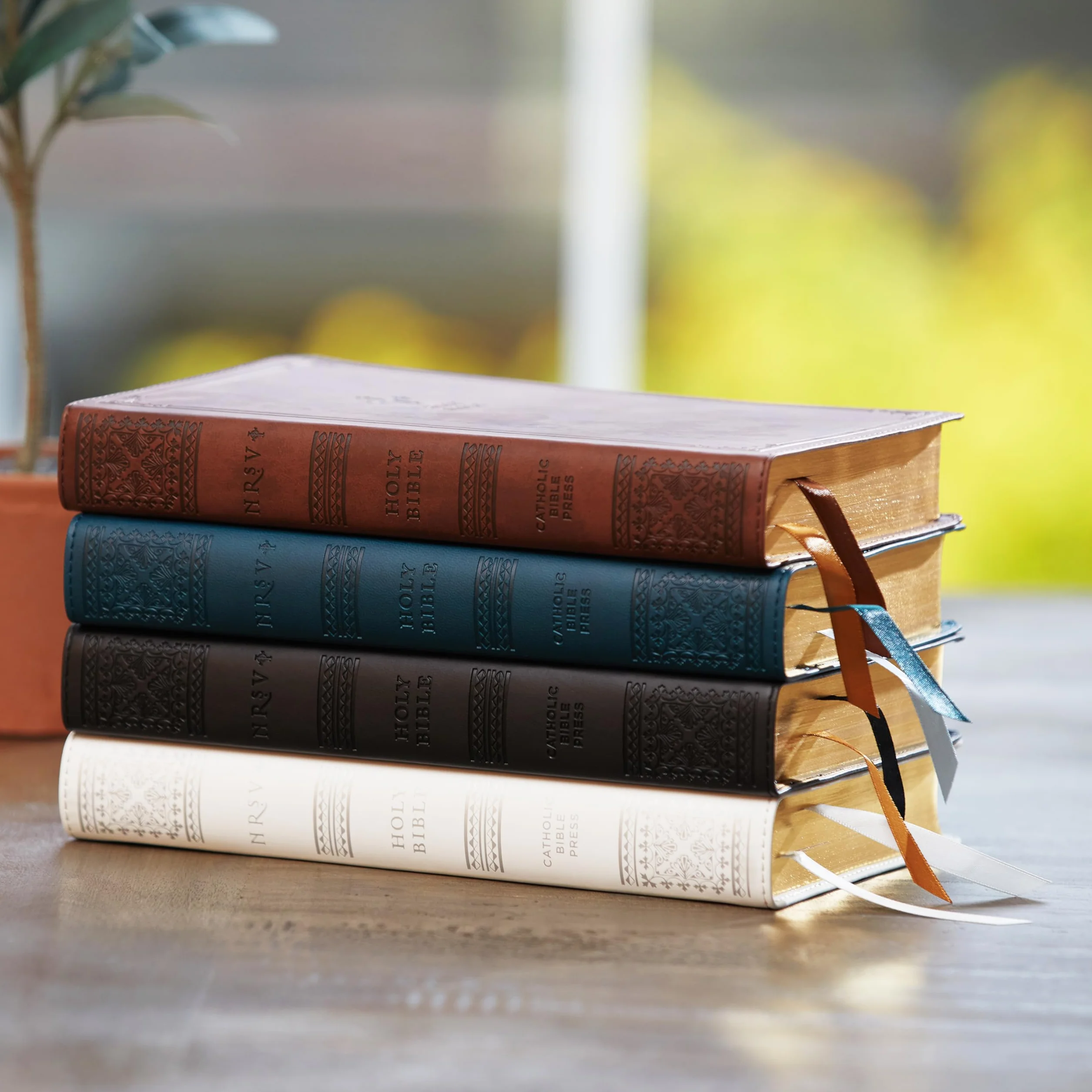 Nrsv, Catholic Bible, Gift Edition, Leathersoft, Black, Comfort Print: Holy Bible