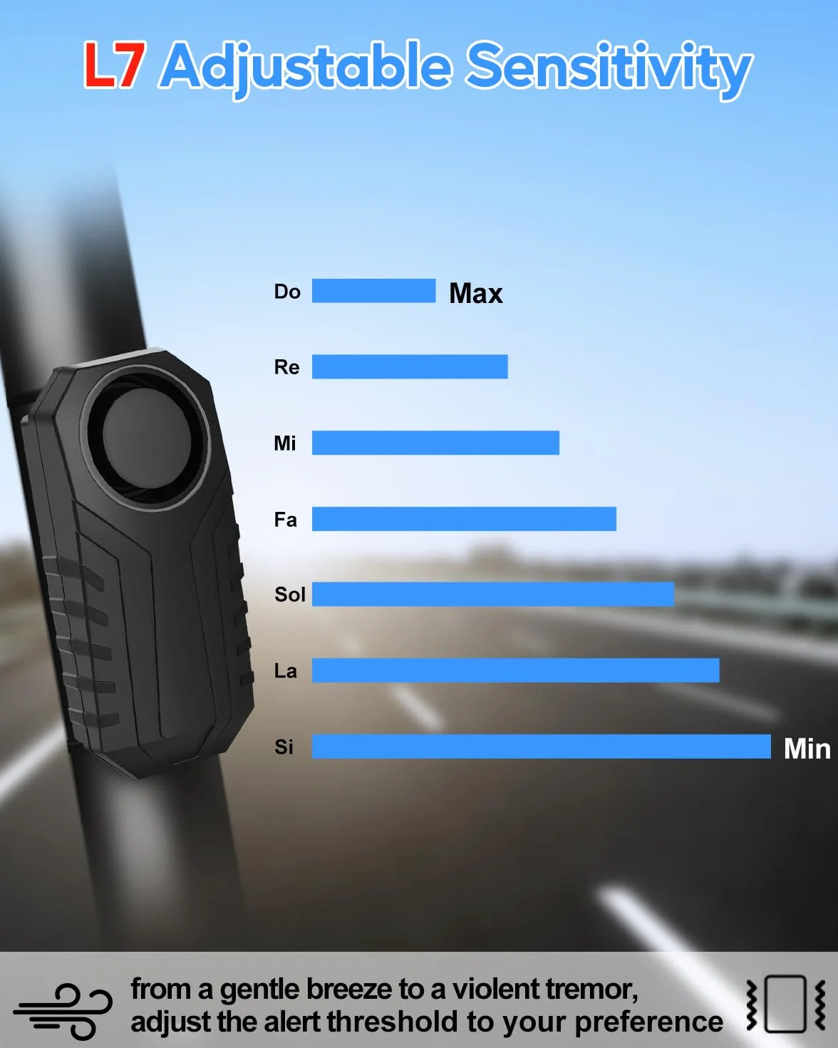 Bezprzewodowy alarm rowerowy z pilotem 113dB antykradzieżowy czujnik wibracyjny