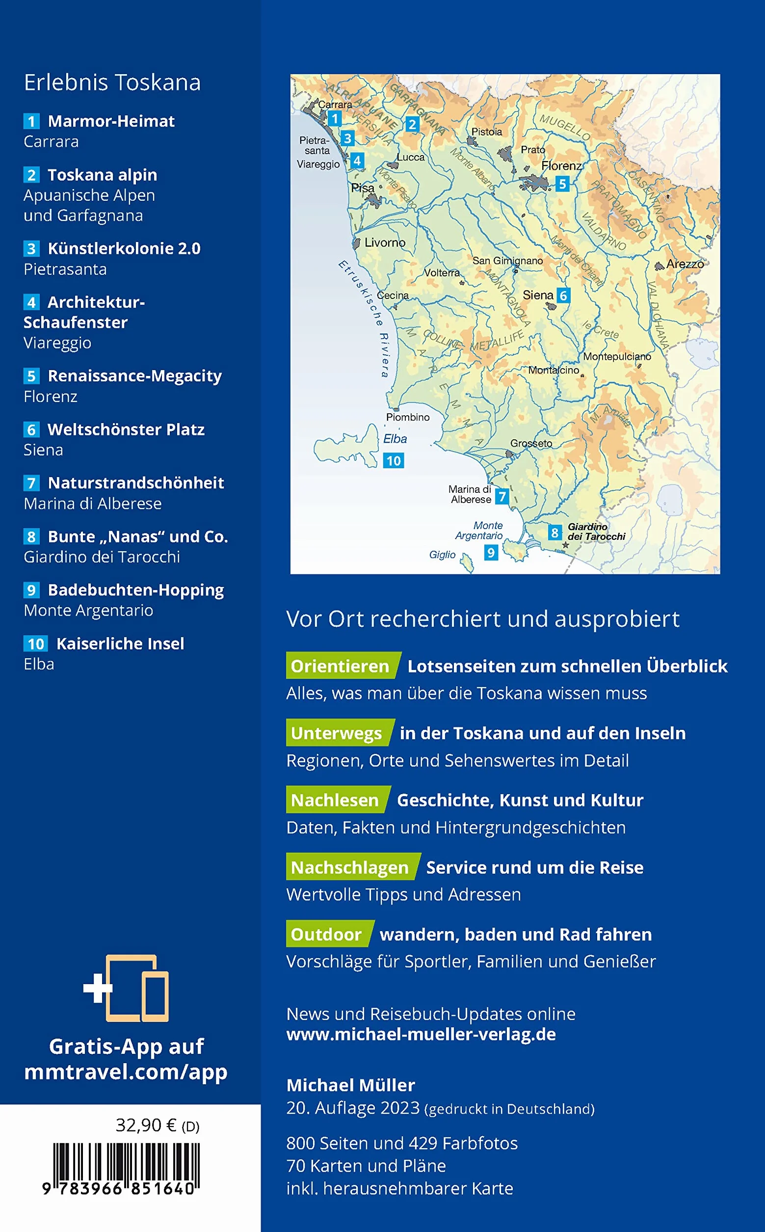 MICHAEL MÜLLER REISEFÜHRER Toskana: 100% authentisch, aktuell und vor Ort recherchiert. Inkl. App.
