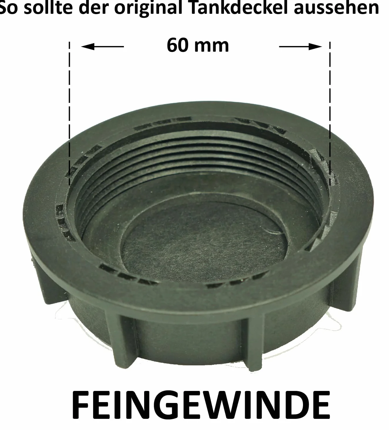 WAFA Adapter do napełniania wodą 5F, korek zbiornika na wodę, do kamperów, drobny gwint do Knaus, Weinsberg itp.