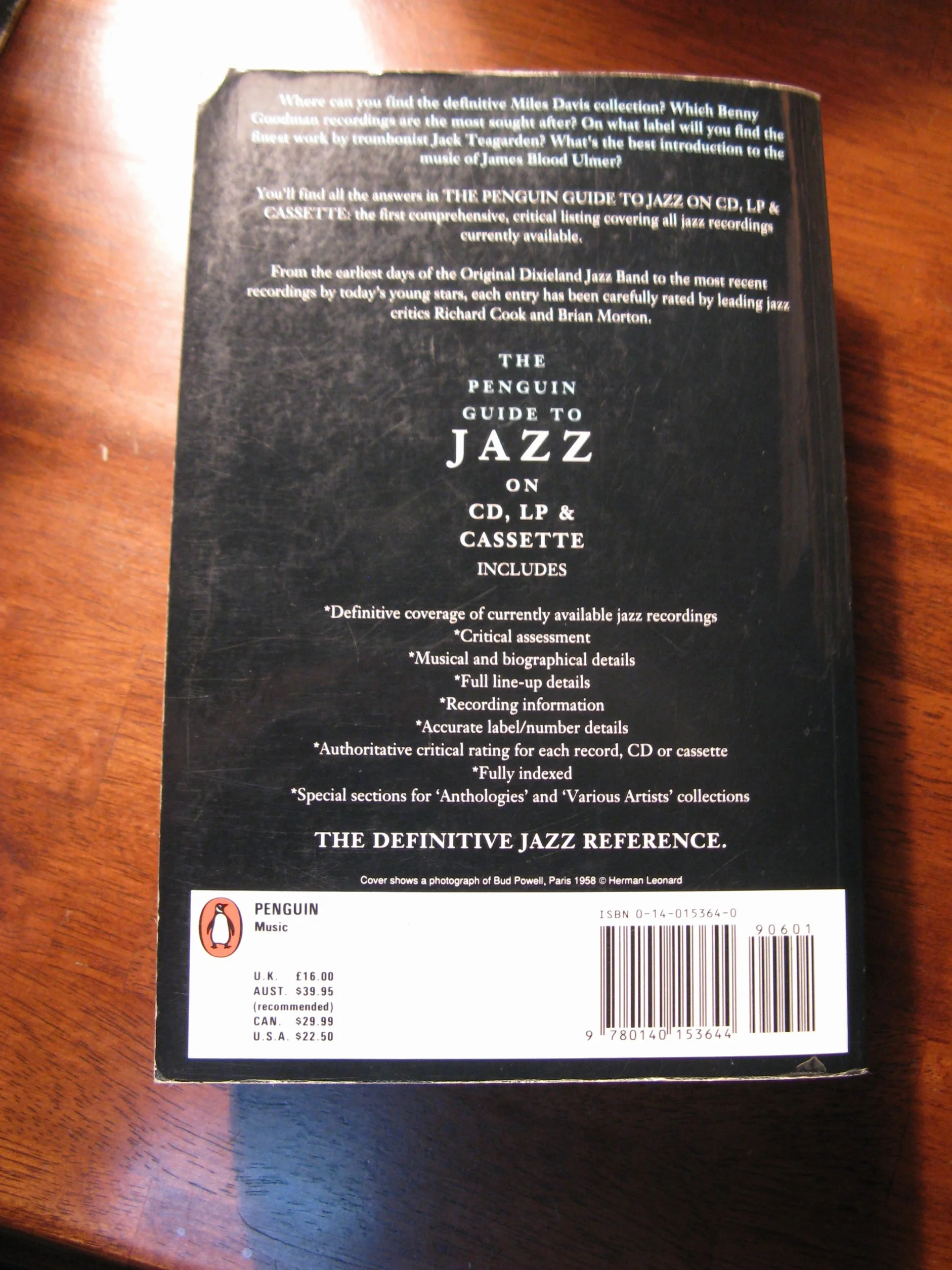 Jazz on CD, LP, and Cassette, The Penguin Guide to: First Edition
