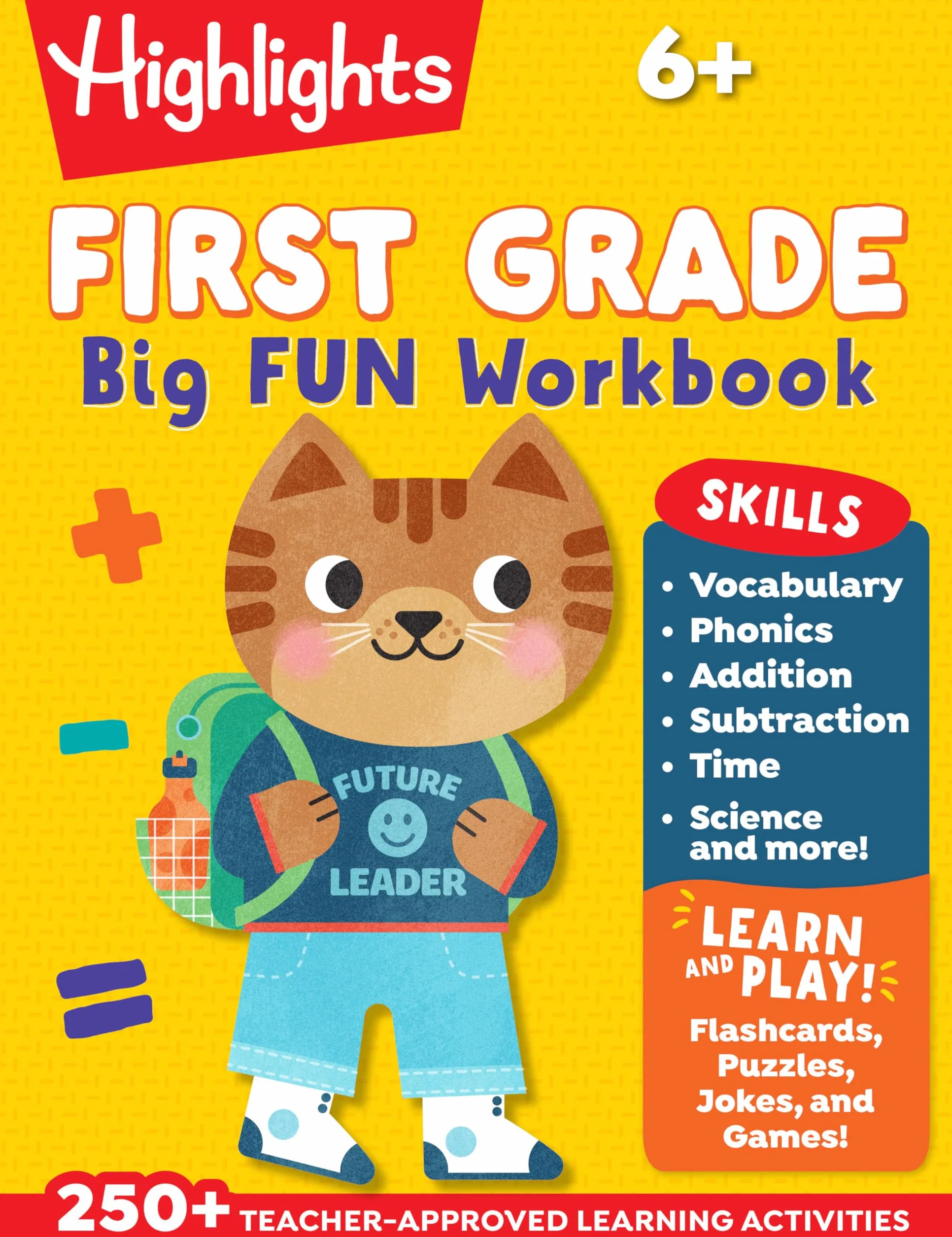 First Grade Big Fun Workbook: 256-Page Activity Workbook for First Graders, Vocabulary, Math, Science and More