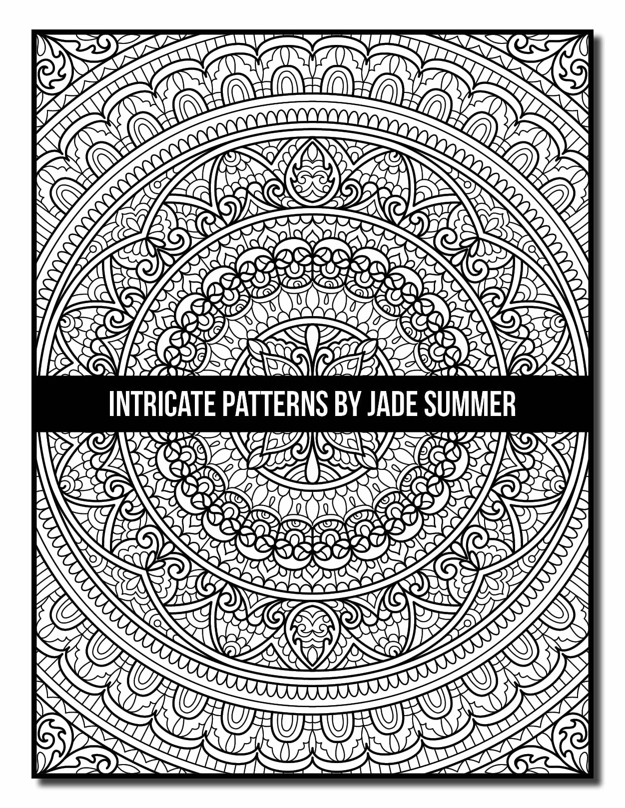 Intricate Patterns: An Adult Coloring Book with 50 Detailed Pattern Designs for Relaxation and Stress Relief