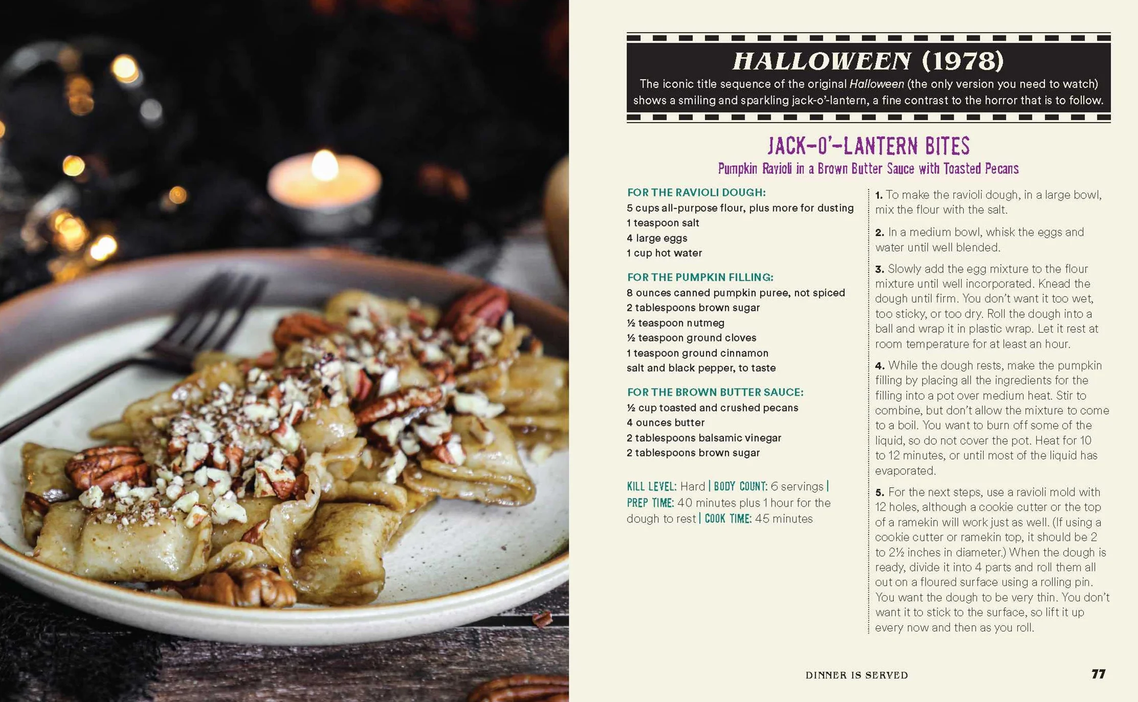 The Horror Movie Night Cookbook: 60 Deliciously Deadly Recipes Inspired by Iconic Slashers, Zombie Films, Psychological Thrillers, Sci-Fi Spooks, and ... Psycho, Jaws, the Conjuring, and More): 3