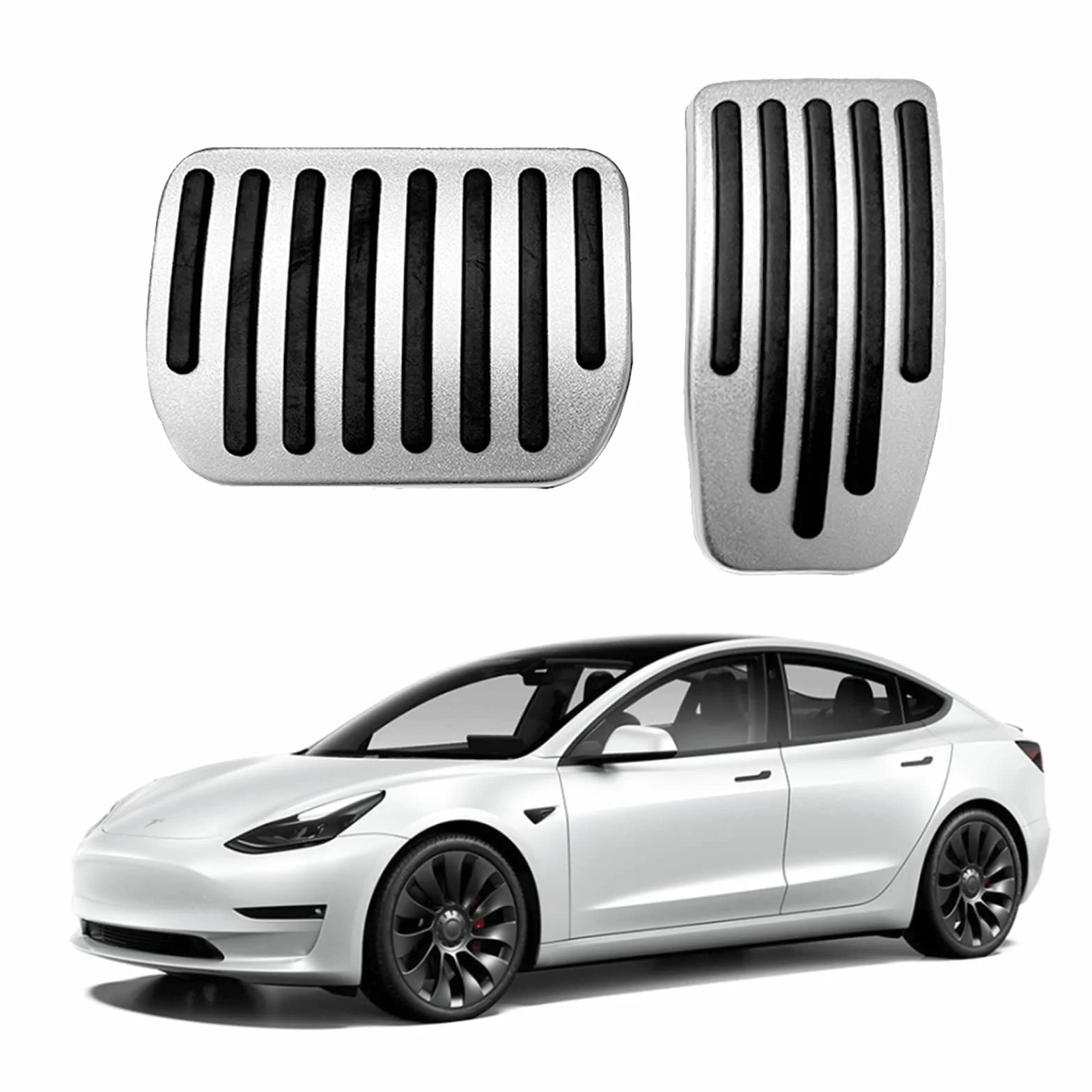 Pedały Performance dla Tesli Model 3 i Model Y 2020-2025 Pedały Performance, podkładki pedałowe, osłona stóp, aluminiowe, antypoślizgowe pedały, akcesoria