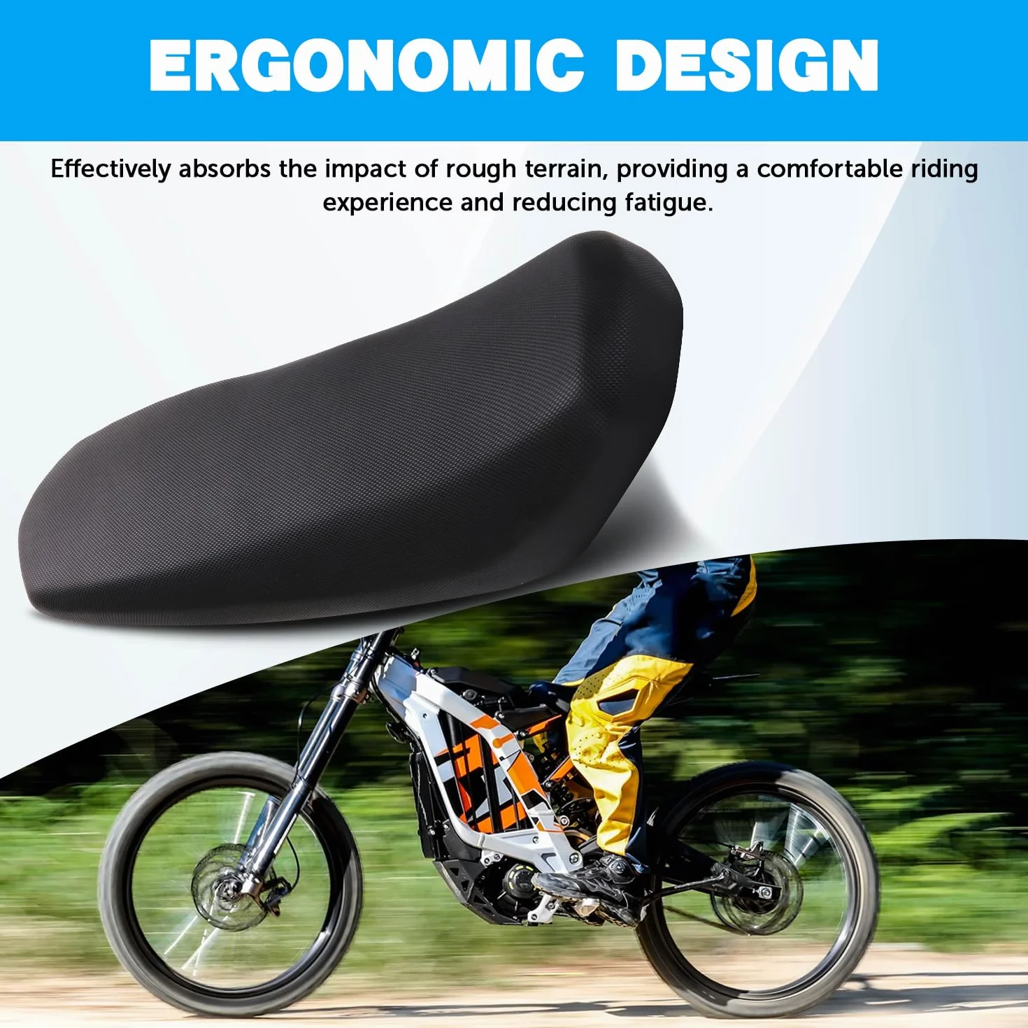 Fotel motocyklowy,Siedzenie rowerowe Cross Mini Bike Seat dla Sur-Ron Light Bee Sur Ron Surron Surron S/X