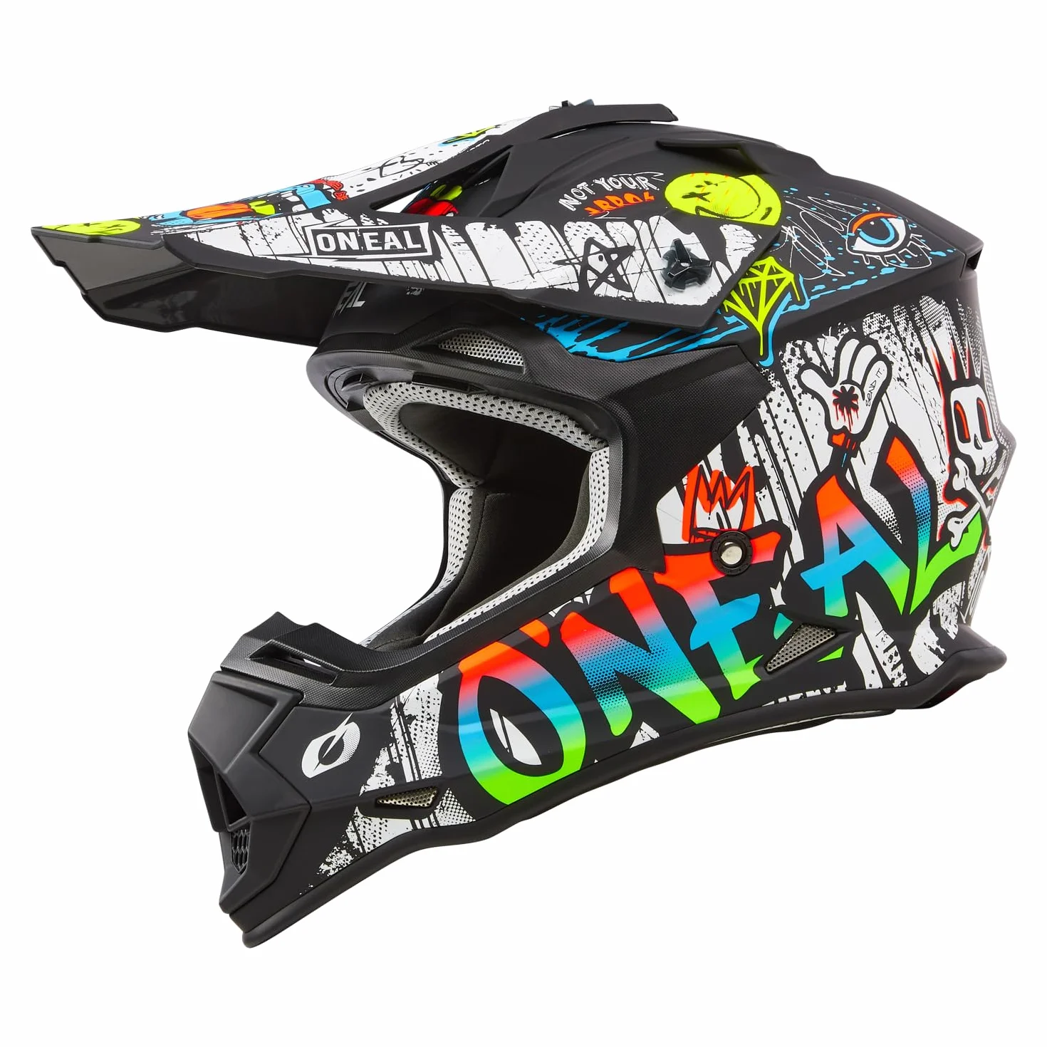 Oneal 2SRS Rancid wielobarwny kask motocrossowy