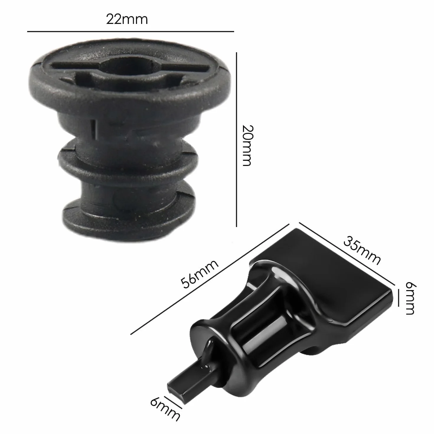 6 sztuk korków spustowych oleju, 06l103801, plastikowy korek oleju kompatybilny z klasą A A1 A3 A4 A5 A6 A7 Q3 Q5 S3 TT, kompatybilny z VW, Audi plastikowy korek oleju