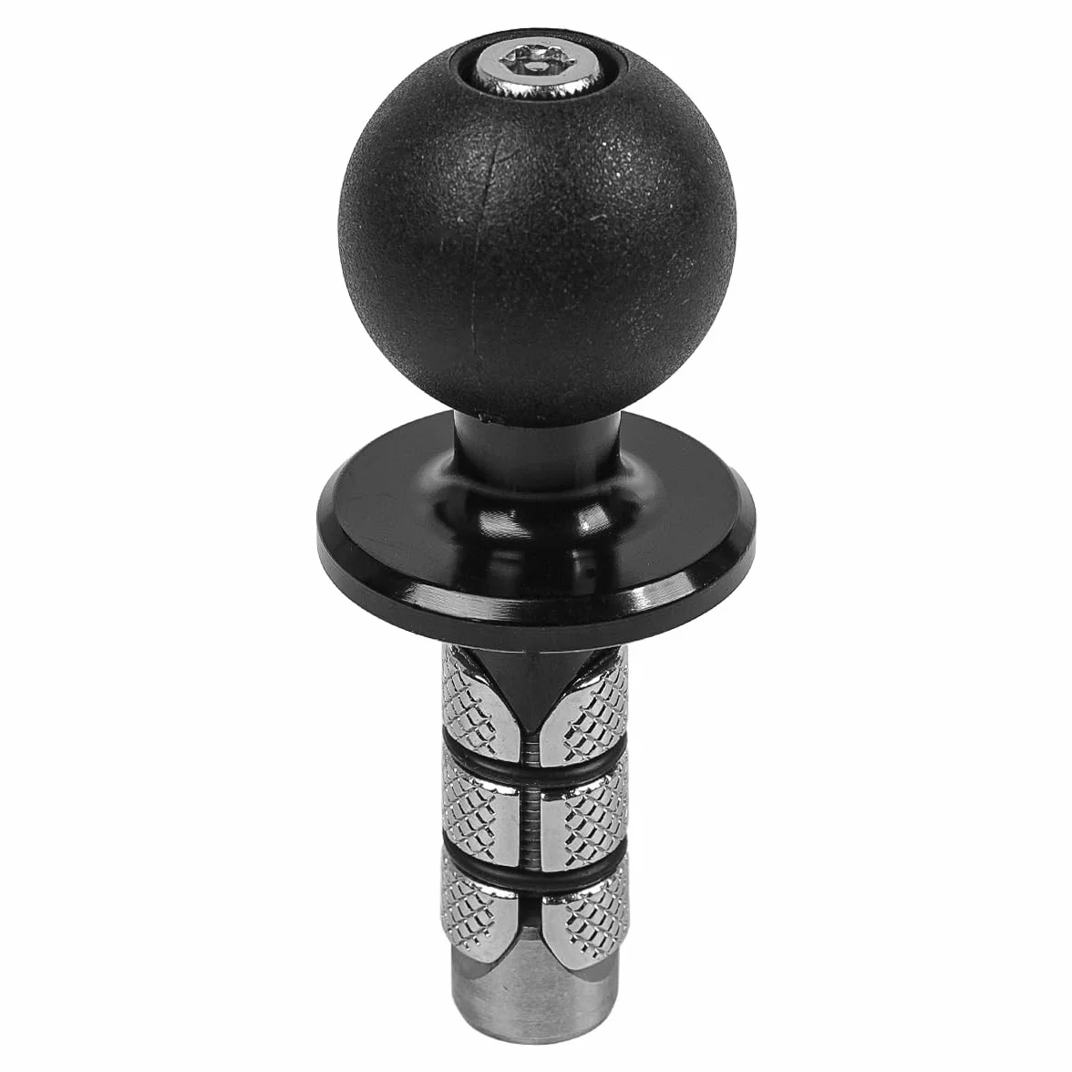 Namvo Metalowy uchwyt na trzpień motocyklowy Fo-Rk z 1-calową kulką TPU odpowiedni do otworów na łodygi o średnicach od 12 mm do 25,4 mm kompatybilny z mocowaniem RAM B rozmiar 2.5 cm kulkowe podwójne
