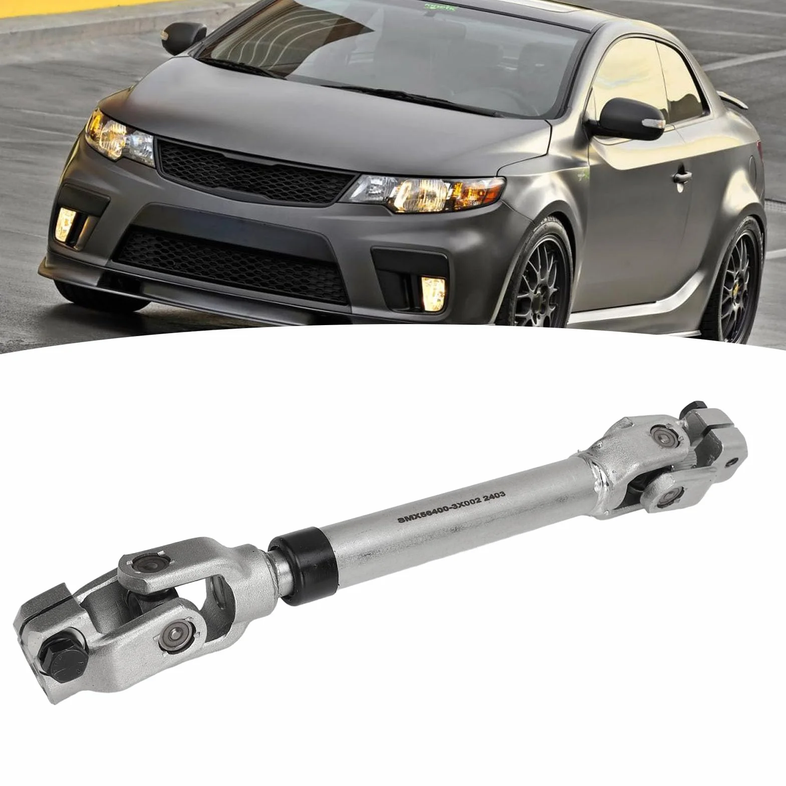 Wał kolumny kierownicy 3X002, antyoksydacyjna stopa stali dla Forte Koup 5 Hatchback, Elantra Coupe 2013, Elantra GT (Hatchback)