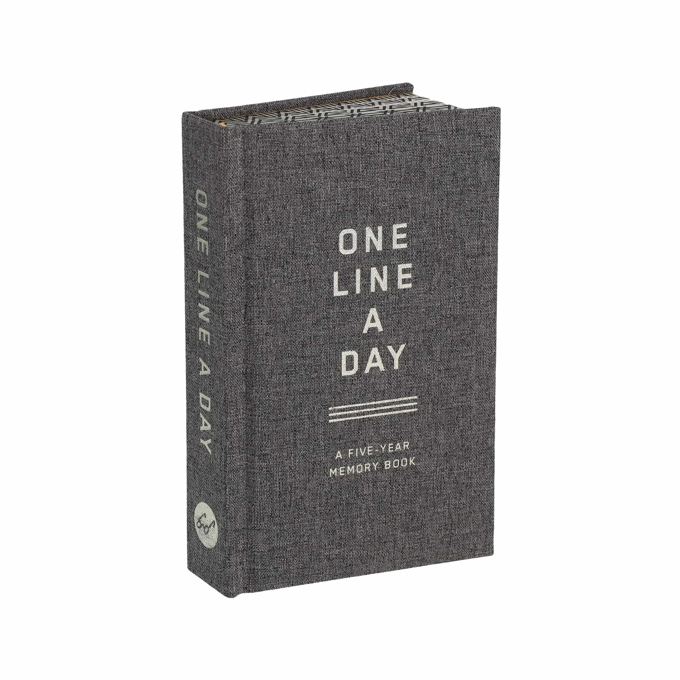 Charcoal Canvas One Line a Day: A Five-Year Memory Book