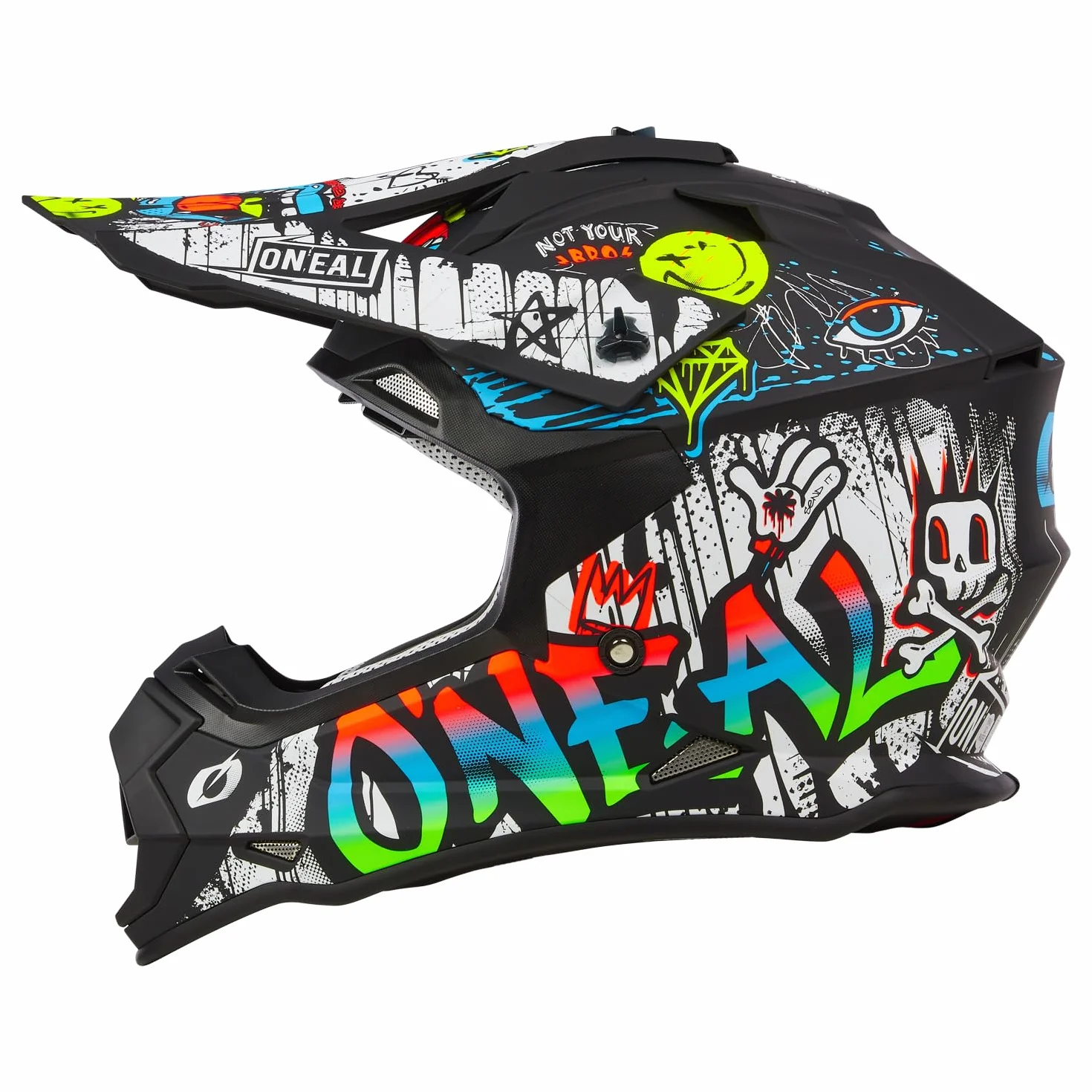 Oneal 2SRS Rancid wielobarwny kask motocrossowy