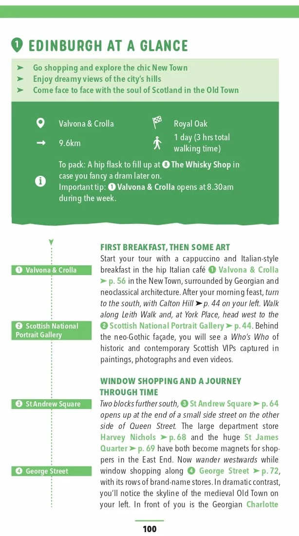 Edinburgh Marco Polo Pocket Travel Guide - with pull out map