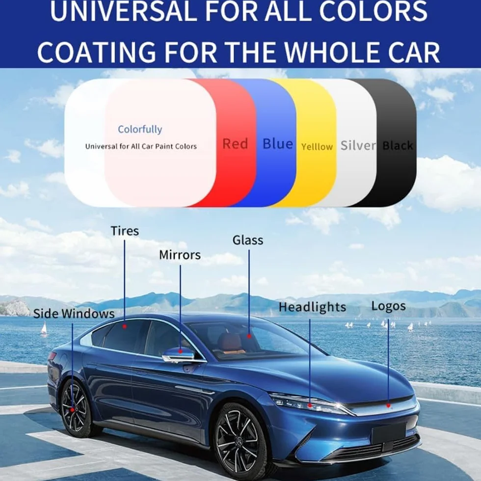Sopami Quick Effect Coating 3 w 1 High Protection Car Spray 500 ml Hydrophobic Trim Car Scratch Wax Polish