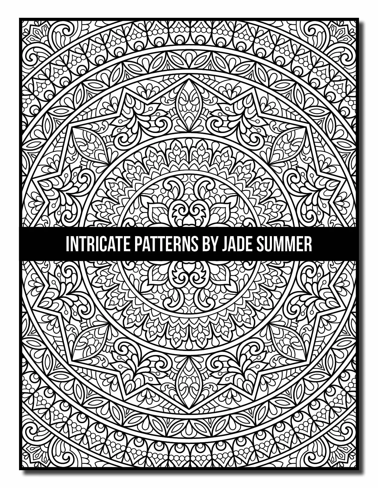 Intricate Patterns: An Adult Coloring Book with 50 Detailed Pattern Designs for Relaxation and Stress Relief