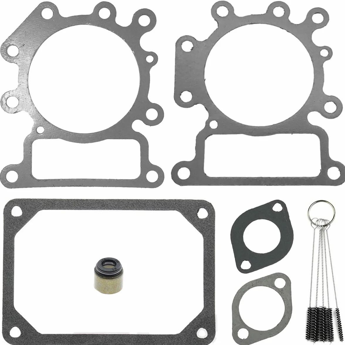 ZAMDOE Zestaw uszczelek zaworu kompatybilny z Briggs Stratton 794152 690190 794114 796584 699168 692410 310707 310777 311707 31A807 31E877 31Q5077 31R507 silnik, uszczelka głowicy, uszczelka pokrywy