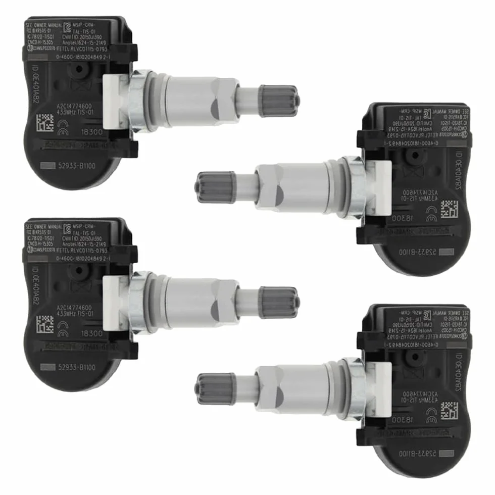 Riloer Czujnik ciśnienia w oponach TPMS, 52933-3N100, 52933-2M650, 529333N100, 529332M650, 52933-B1100
