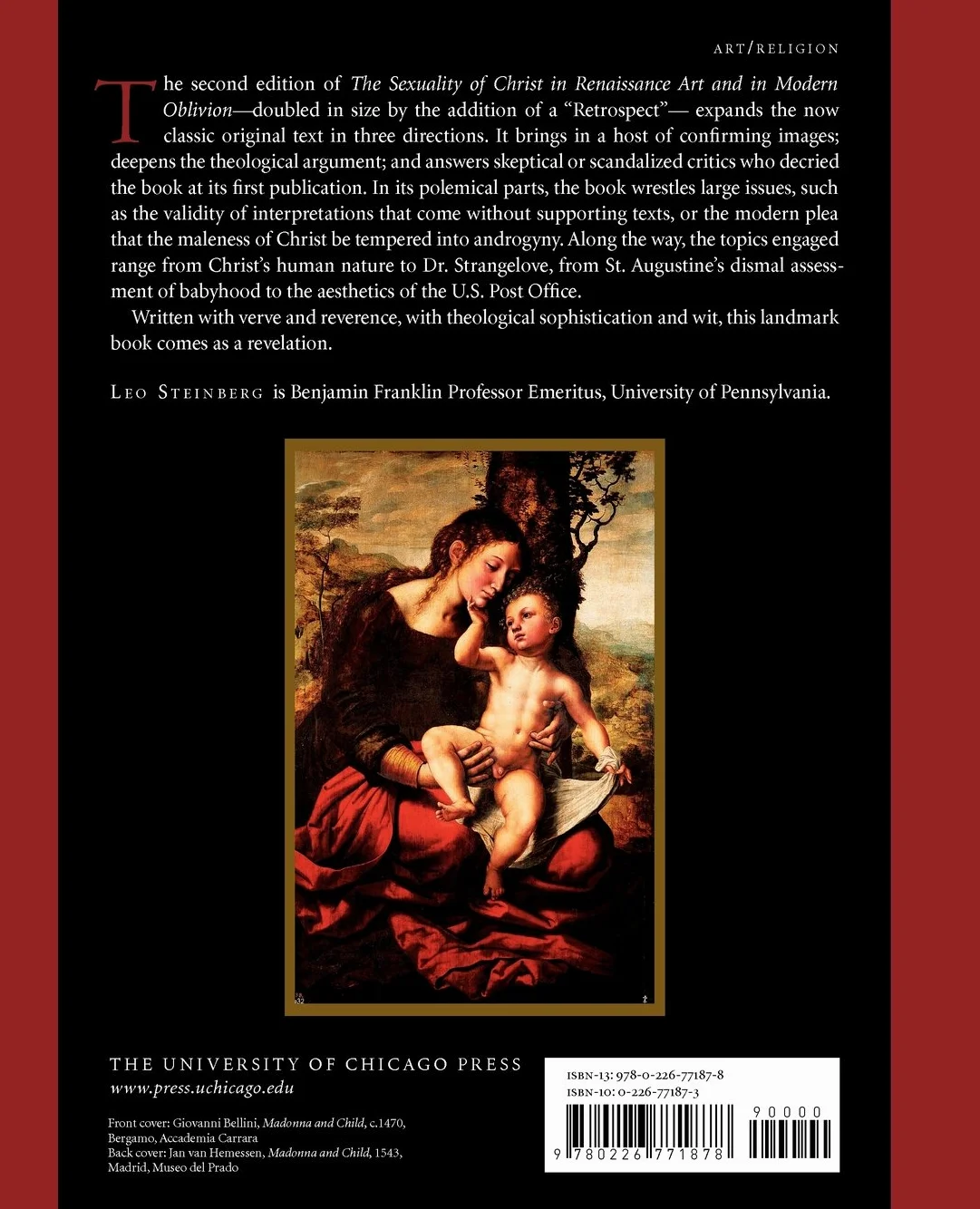 The Sexuality of Christ in Renaissance Art and in Modern Oblivion