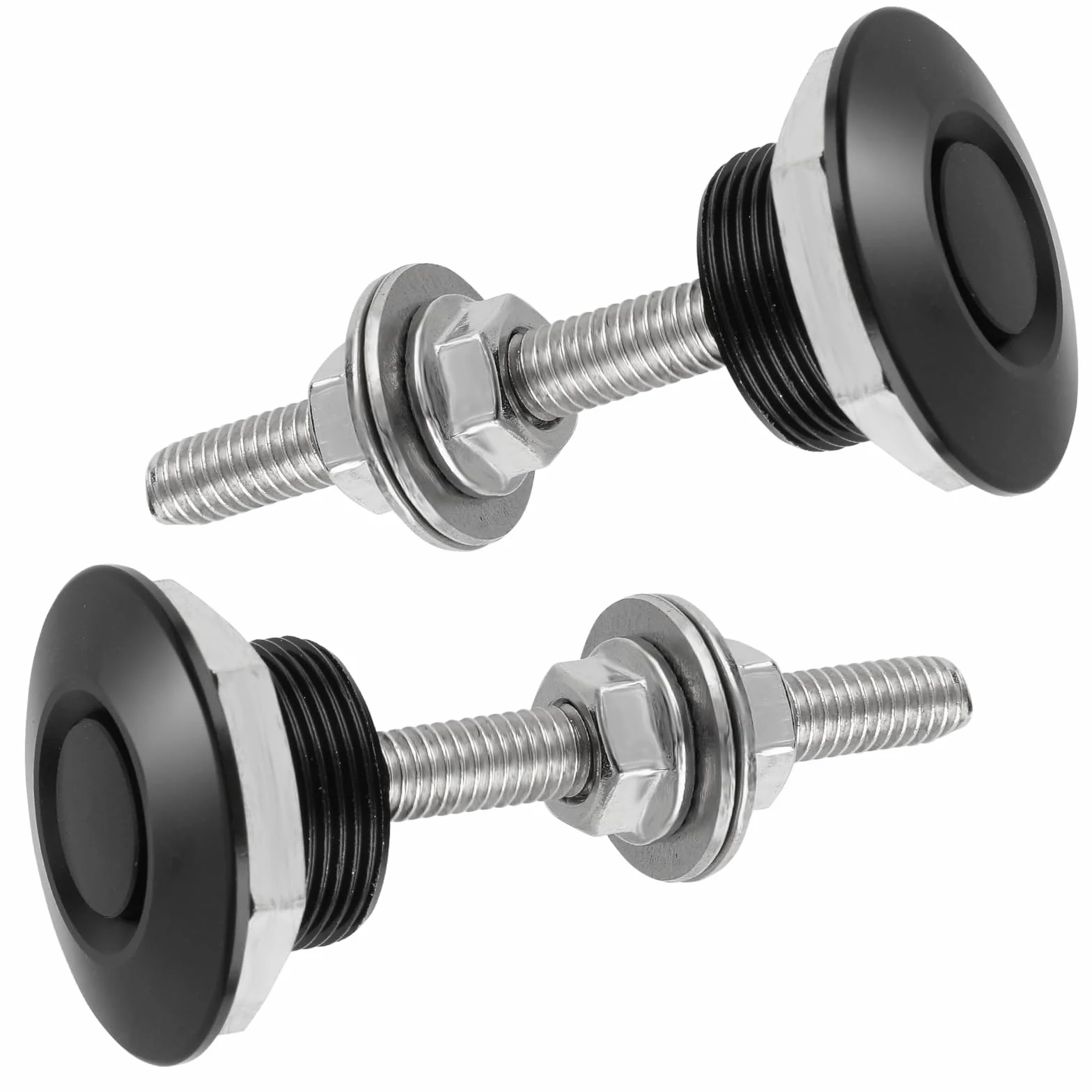 Ouligay 2 szt. szybkozłączki do uniwersalnego pojazdu mini maski silnika Pin Lock Kit zatrzask osłona silnika ze stopu aluminium do osłony zderzaka samochodowego