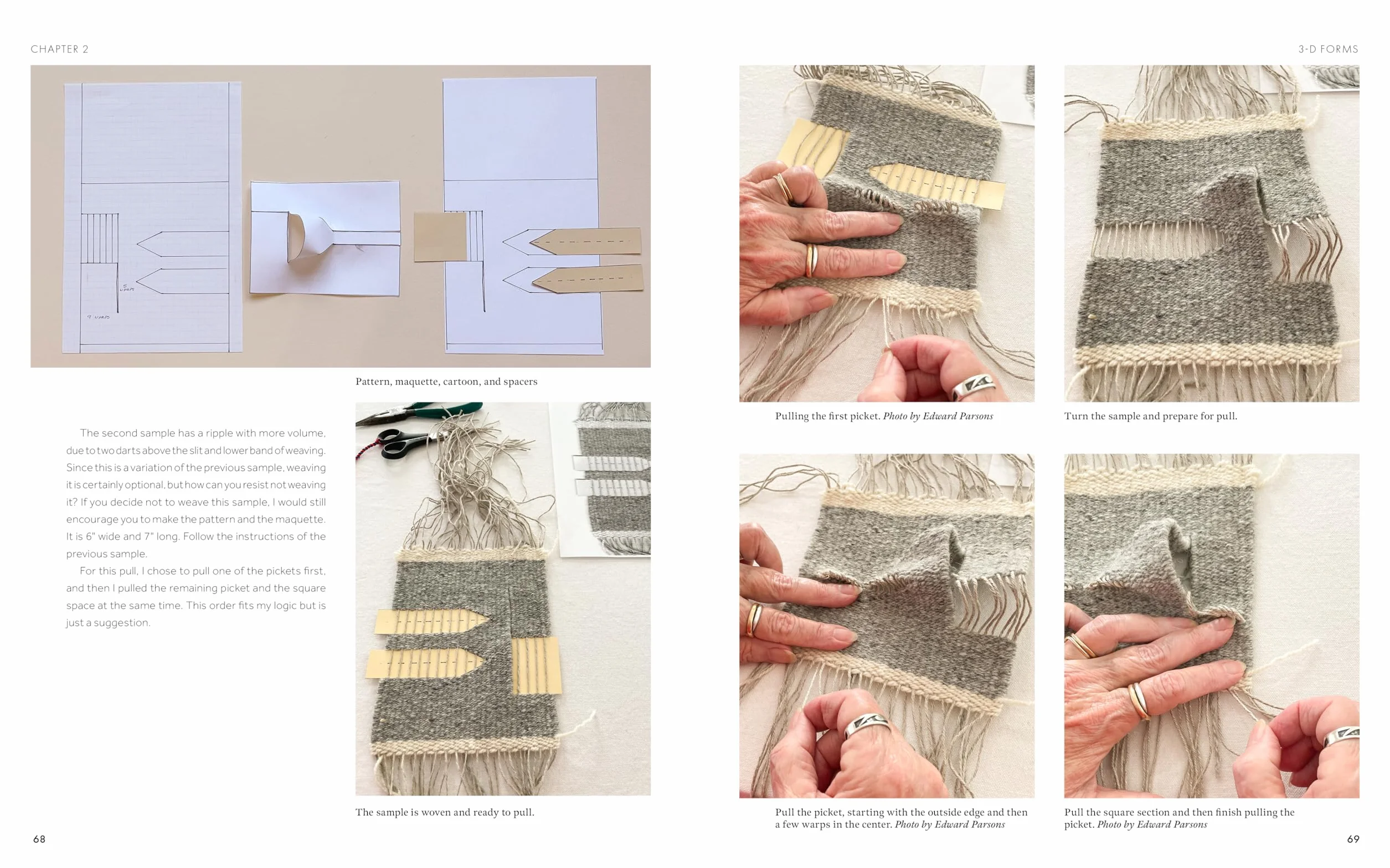 Tapestry with Pulled Warp: Inspiration, Technique, and the Creative Process