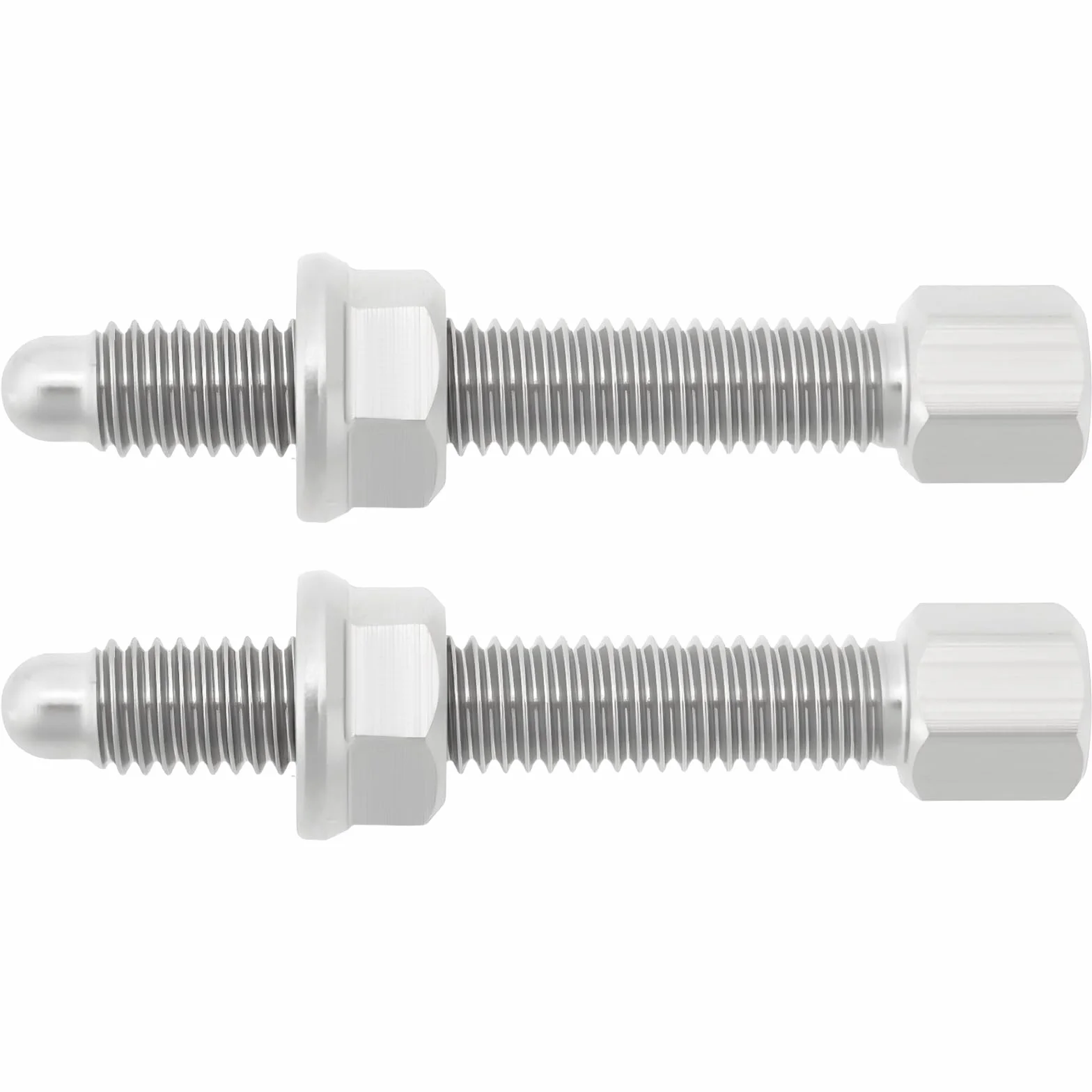 ECSiNG Śruby i nakrętki regulatora łańcucha ze stali nierdzewnej M8x1,25 kompatybilne z HONDA 85 125 150 250 450 R 2004-2020