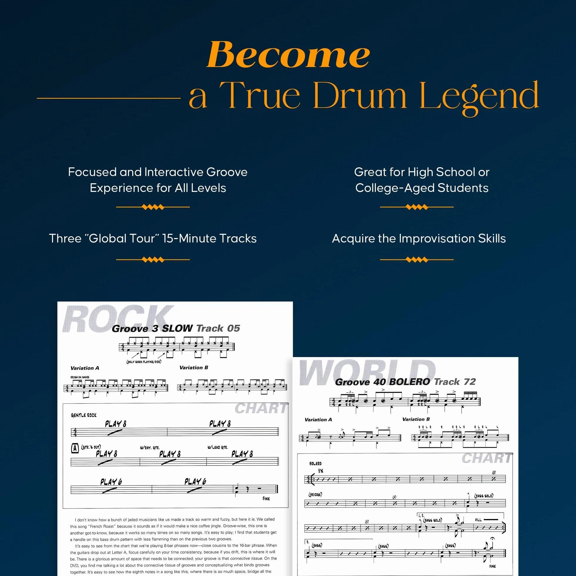 Groove essentials 1.0 - the play-along batterie +cd: The Groove Encyclopedia for the 21st Century Drummer