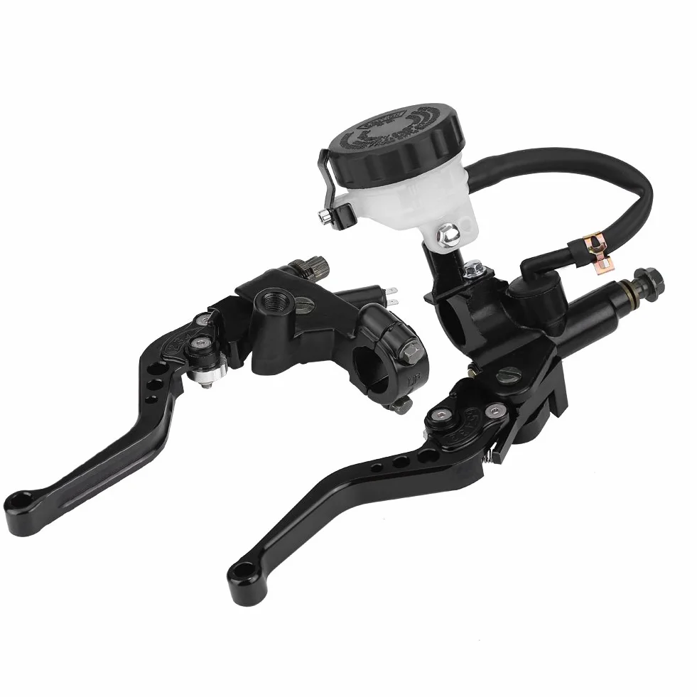 Motorcycle Brake Master Cylinder, Universal 7/8 (22 mm) Motorcycle Hamure Hamurek Master Cylinder Zbiornik Zestaw Zestaw Burek
