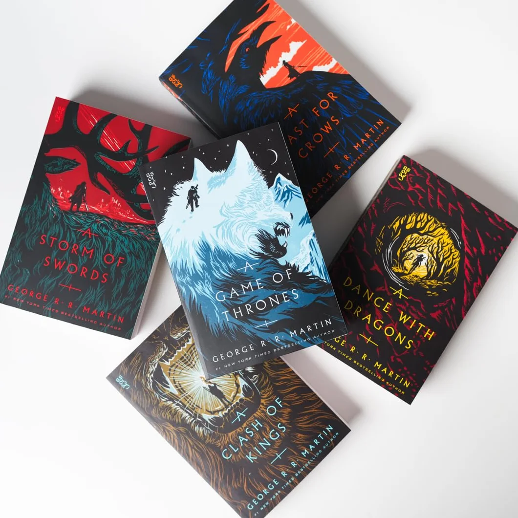 George R. R. Martin's A Game of Thrones 5-Book Boxed Set (Song of Ice and Fire Series): A Game of Thrones, A Clash of Kings, A Storm of Swords, A Feast for Crows, and A Dance with Dragons: 1-5