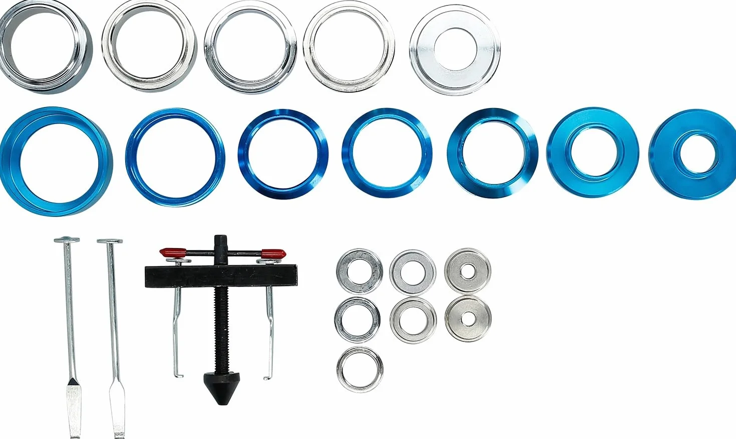 BRILLIANT TOOLS BT542030 Zestaw do montażu i demontażu promieniowych pierścieni uszczelniających 24-szt