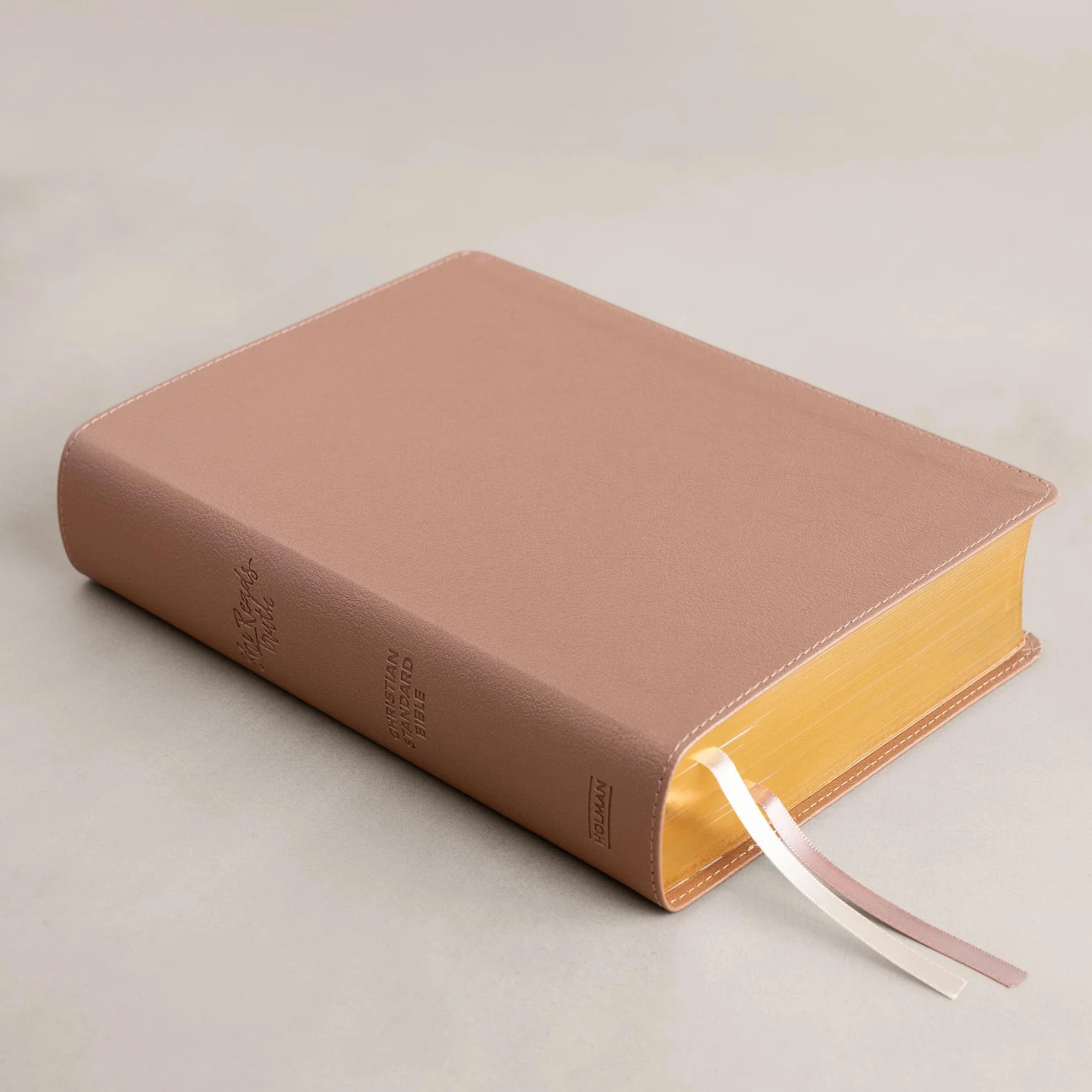 CSB She Reads Truth Bible, Rose Gold Leathertouch: Notetaking Space, Devotionals, Reading Plans, Easy-To-Read Font
