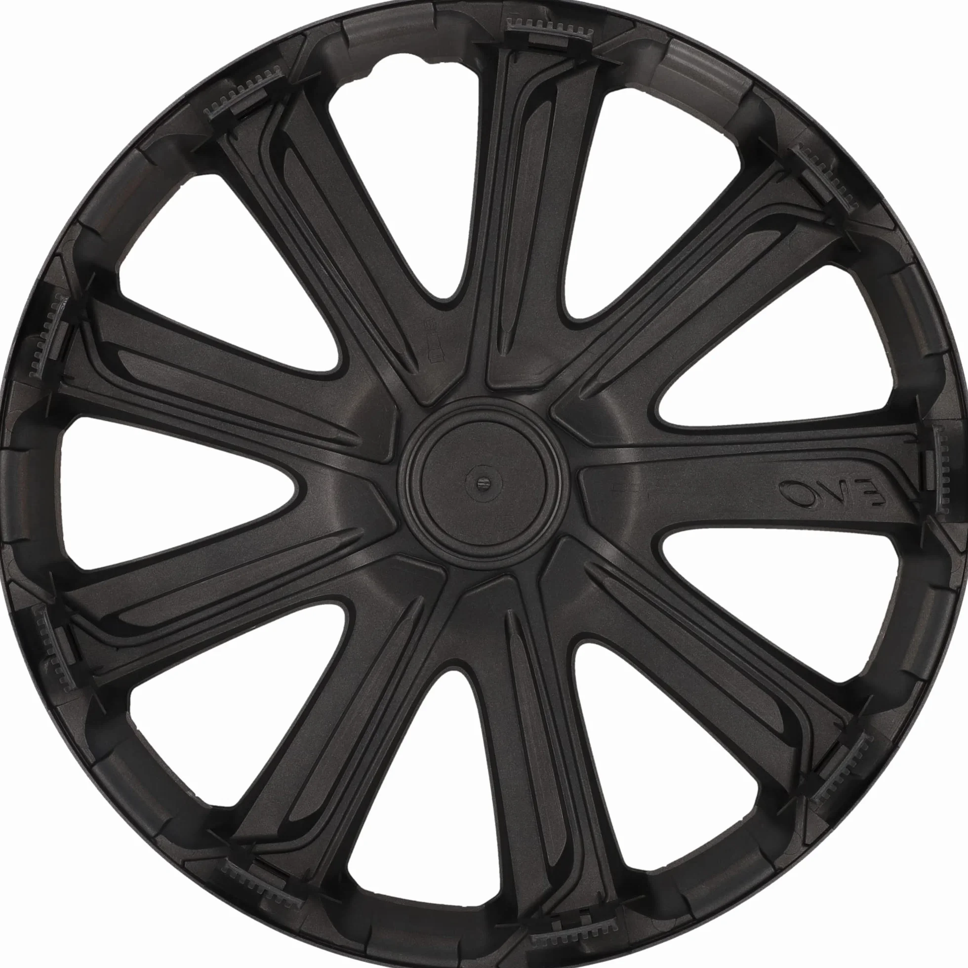 Cartrend Evo 14" kołpaki do felg stalowych ABS odporne na uderzenia czarny srebrny
