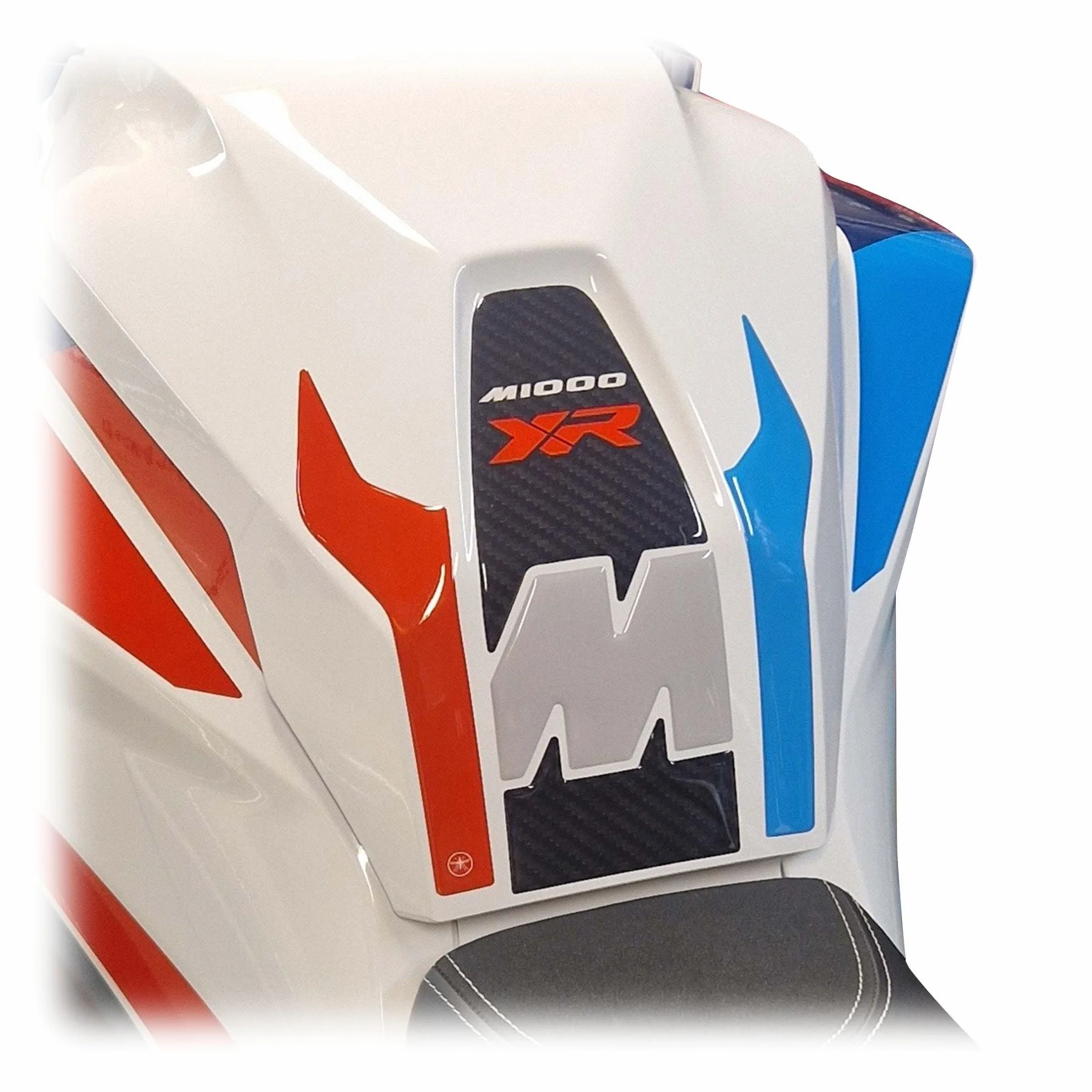 labelbike - Naklejka 3D na Zbiornik paliwa do Dekoracji i Ochrony Zbiornika Motocykla kompatybilna z BMW M 1000 XR