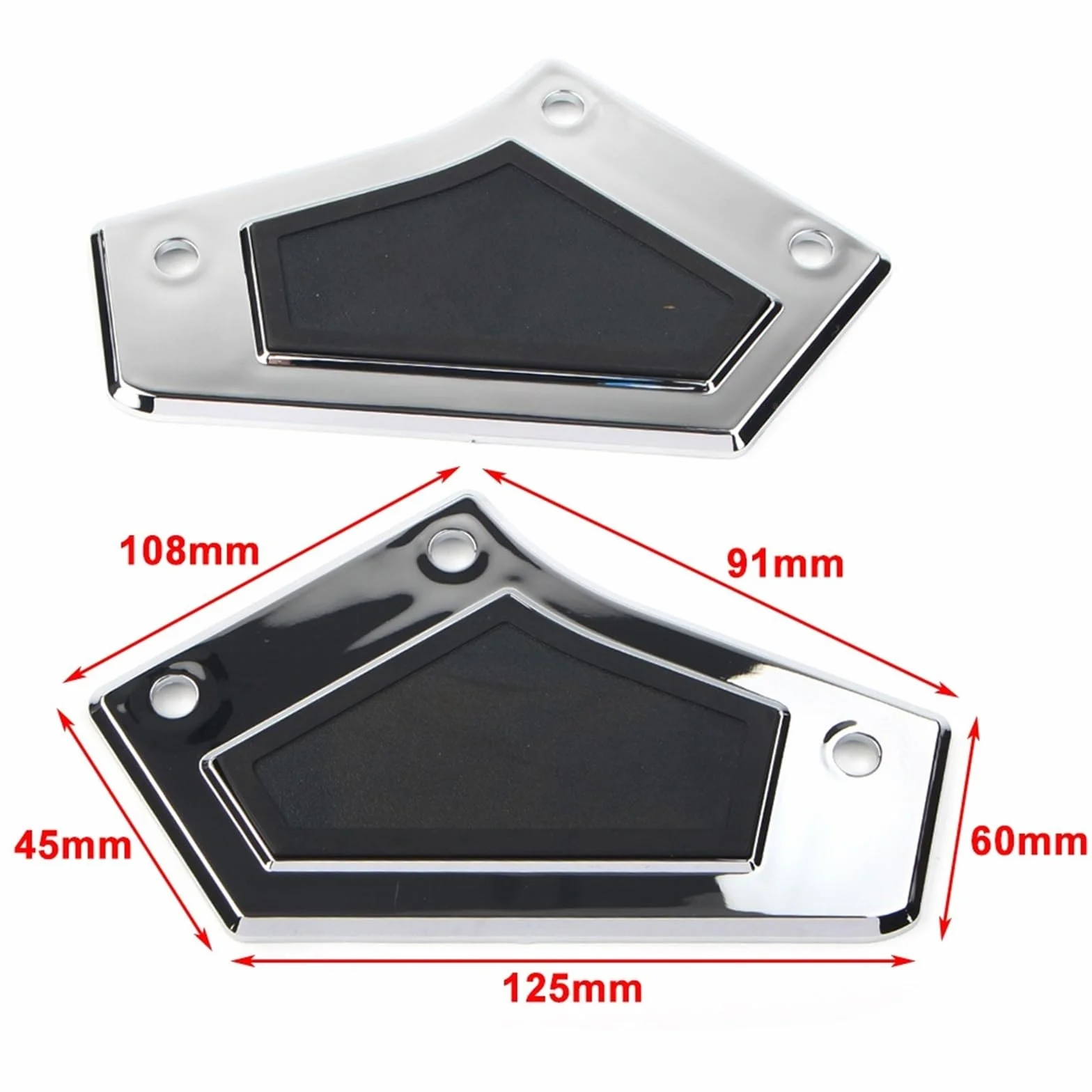 Swingarm Pivot Covers for Honda Goldwing GL1800 2018-2021 Motorcycle Decoration Gloss Chrome