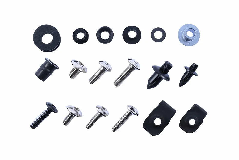 avdb-moto Zestaw śrub do owiewek M5, M6 kompatybilny z HONDA CBR 650 R 650R 2019-2020 (Aluminium)