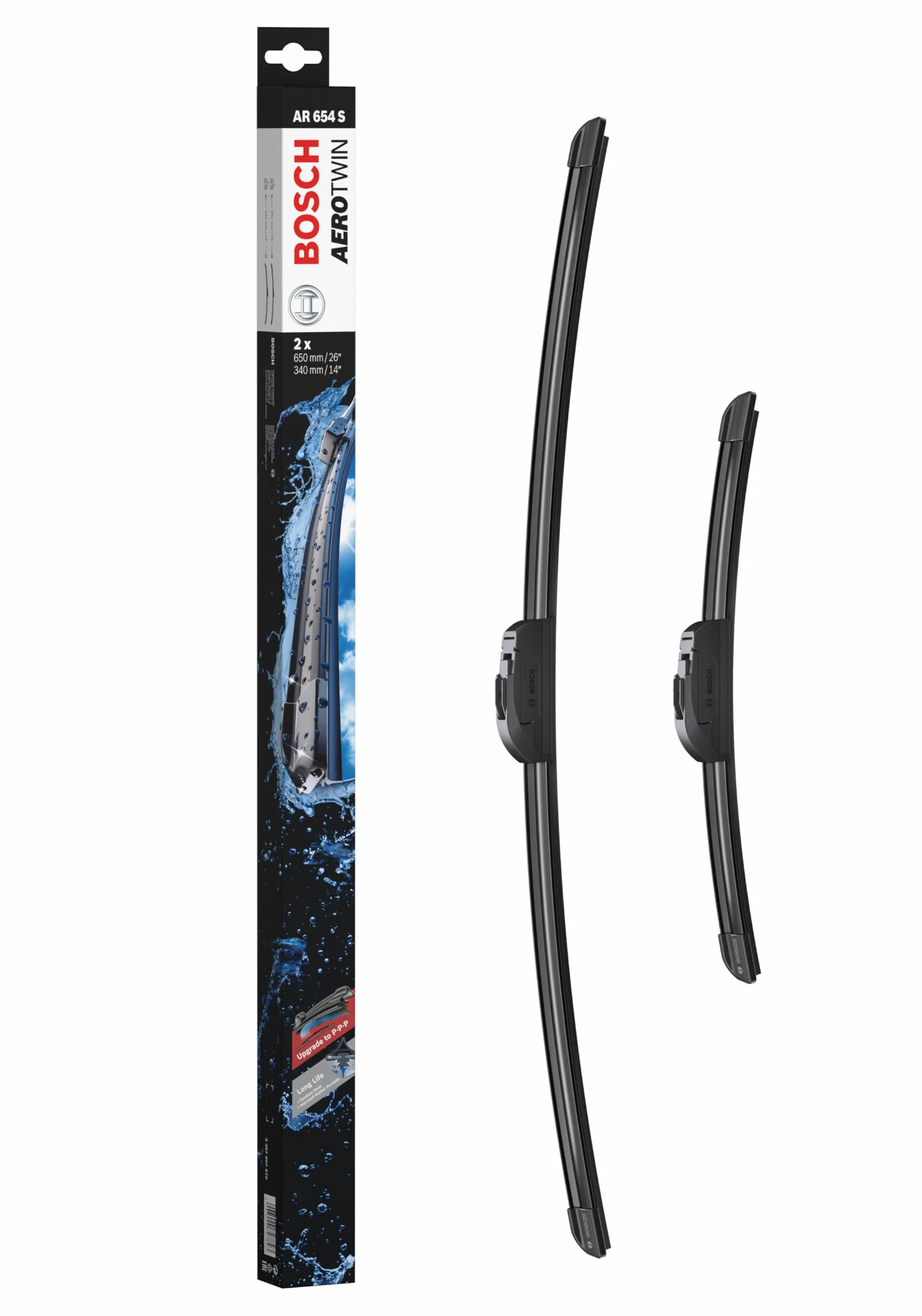 Bosch 3397007570 Pióro Wycieraczki, Czarny, 650 mm/340 mm