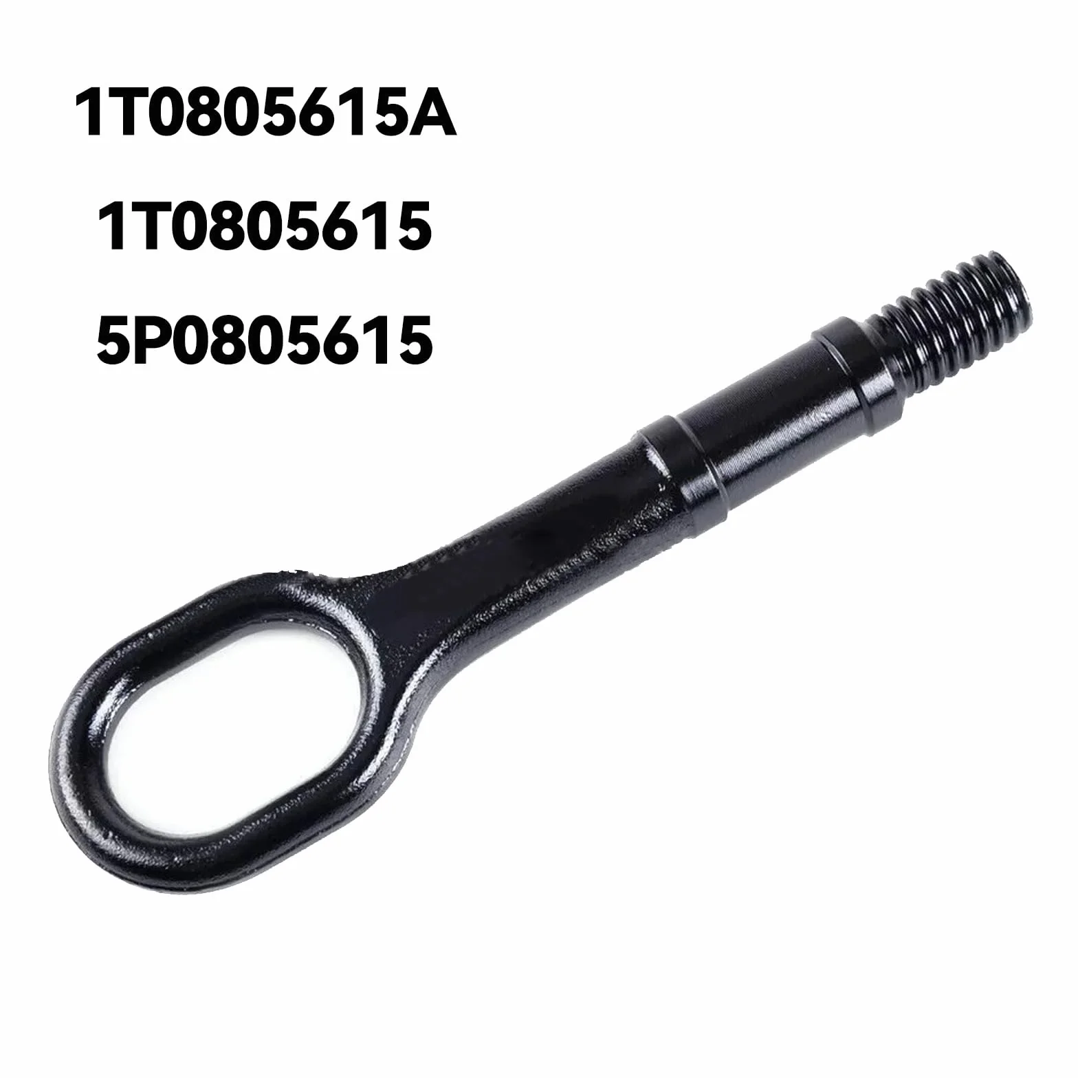 Hak holowniczy, zaczep holowniczy 1T0805615A 1T0805615 5P0805615, kompatybilny z Audi A3 8P 2003-2012 i VW Golf MK5 & MK6 2003-2012, hak holowniczy awaryjny, 1 sztuka