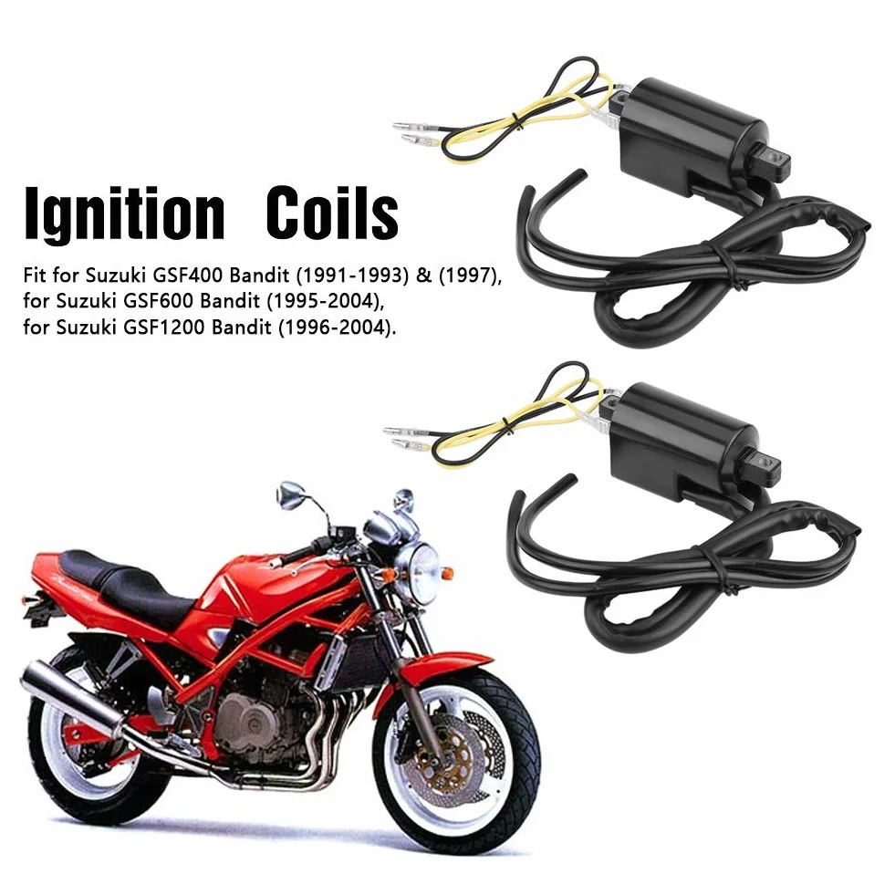 2 sztuk cewka zapłonowa akcesoria motocyklowe cewka zapłonowa dla GSF400 GSF600 GSF1200 Bandit