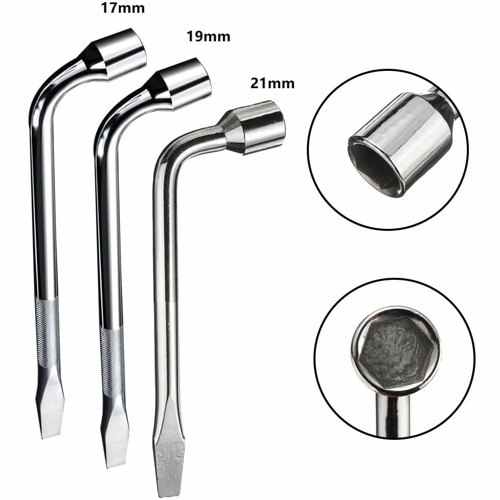 Klucz do kół 17/19/21 mm Heavy Duty z wysuwanym uchwytem do wymiany opon