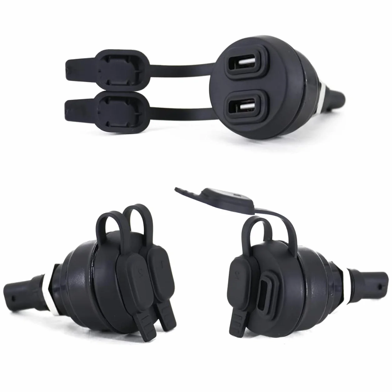5V Adapter Ładowarki Motocyklowej USB Dwuportowy dla BMW R1200GS, R1250GS, R1250RT, R1200RT, R NineT, K1600GT, K1600GTL, K1300S, K1300GT, G310GS, F900R, F900XR, F850GS, F750, F650