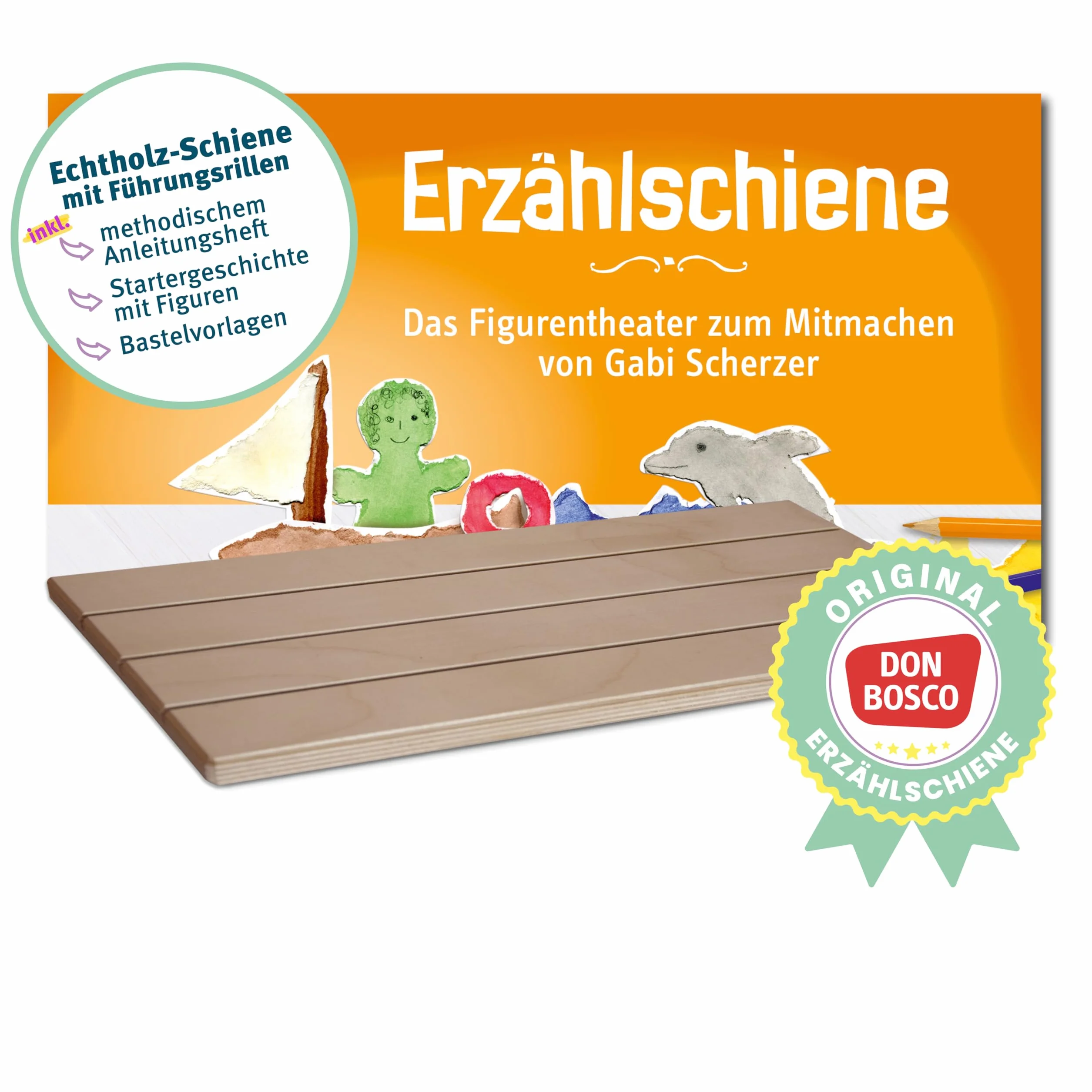 Original Don Bosco Erzählschiene. Das Figurentheater zum Mitmachen: Für die spielerische Sprachförderung in Kita und Grundschule.