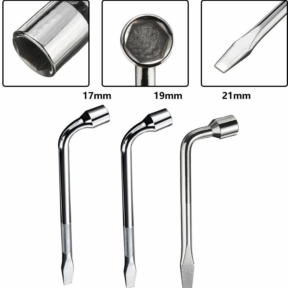Klucz do kół 17/19/21 mm Heavy Duty z wysuwanym uchwytem do wymiany opon
