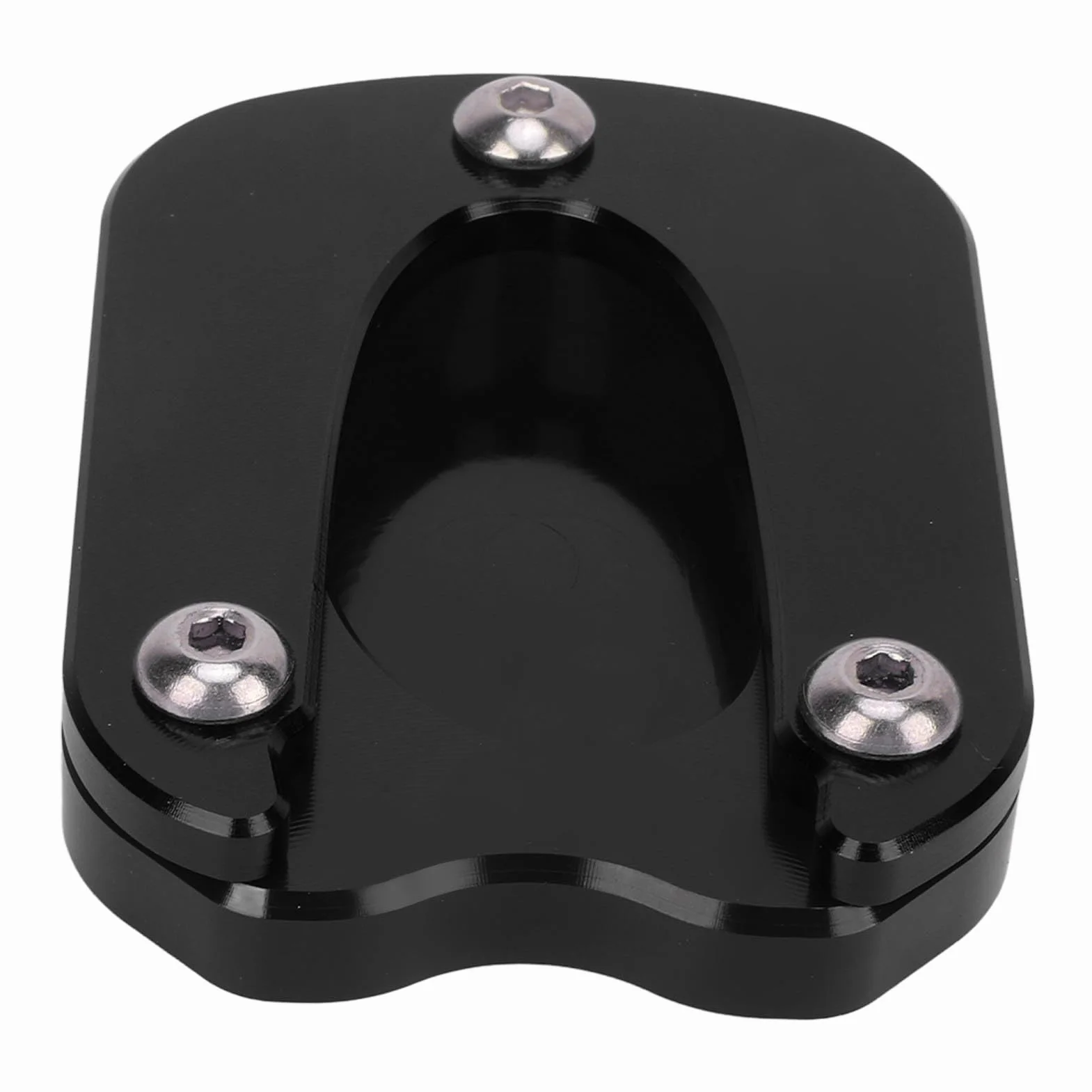 Podpórka Motocyklowa ze Stopu Aluminium Podpórka Boczna Motocykla Zamiennik dla Enfield Meteor 350 2021-2023 (BLACK)