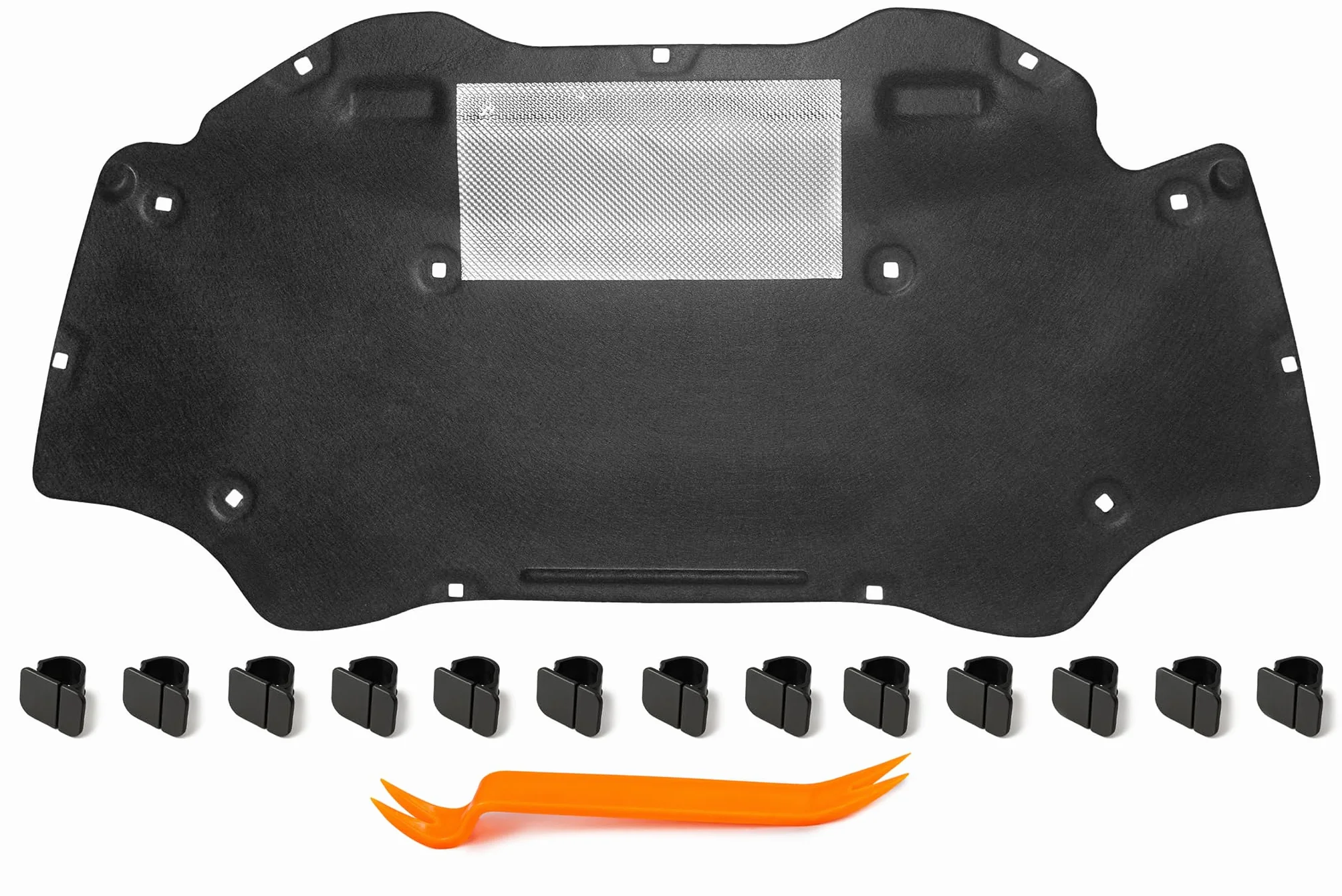 WYGŁUSZENIE MASKI ZE SPINKAMI SEAT IBIZA IV 2008-2017 6P0863831 6P0863831A 6P0863831B