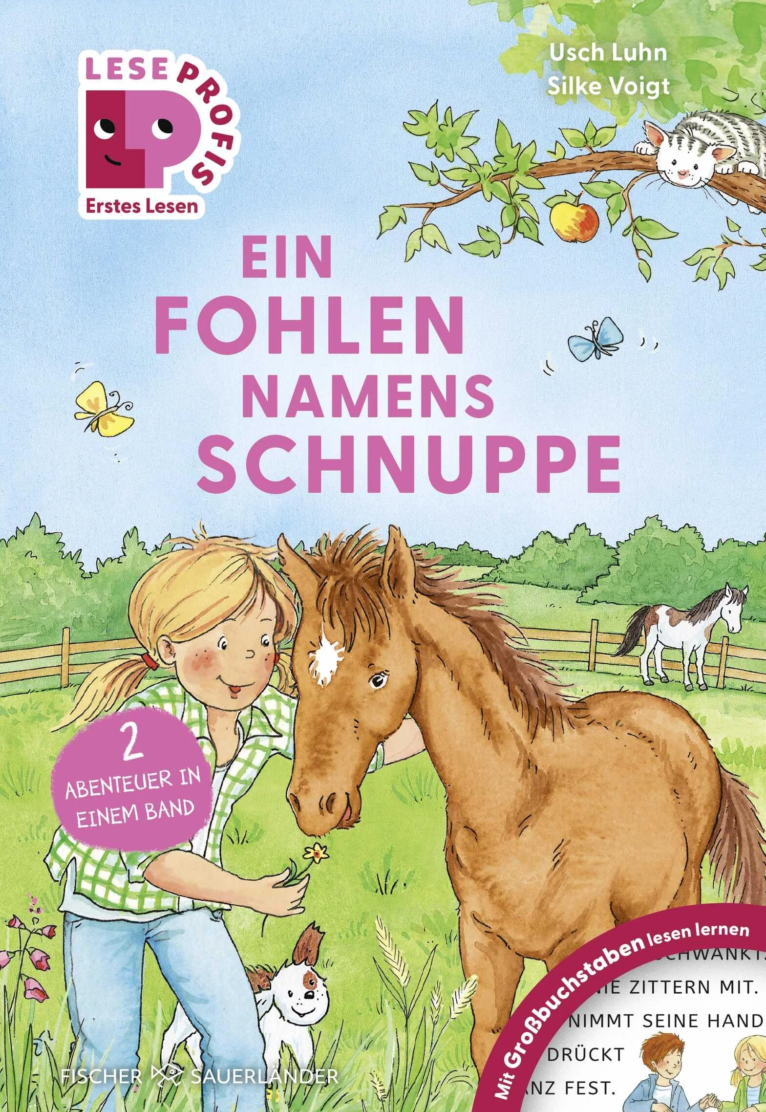 Leseprofis - GROSSBUCHSTABEN: EIN FOHLEN NAMENS SCHNUPPE, 1. Klasse: Kinderbuch für Erstleser:innen und Leseanfänger ab 5 Jahren: 35