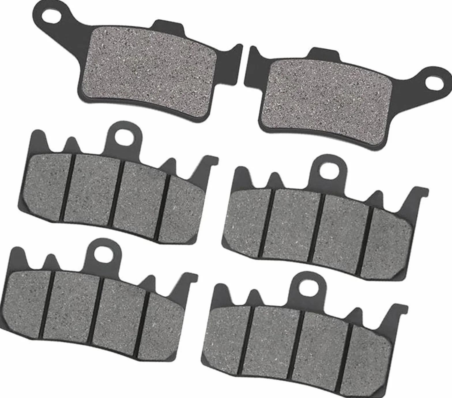 Wivplex Klocki hamulcowe przednie i tylne motocykla, dla CAN-AM, Spyder RS ​​RS-S RT LTD RT-S ST ST-S F3 F3-S F3-T, dla Harley, FLHTCUTGSE Klocki hamulcowe do motocykli(BLACK Front and Rear)