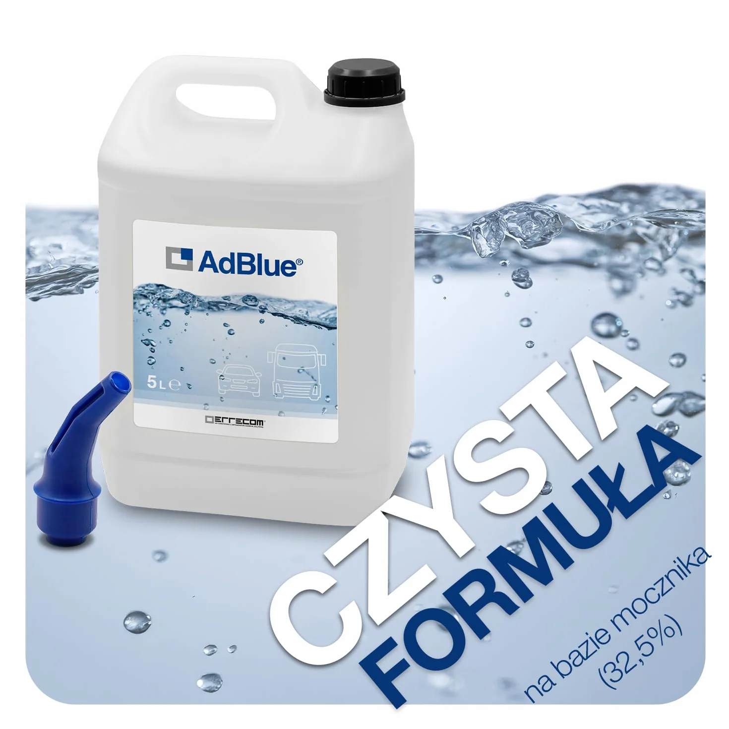 AdBlue Dodatek do Silnika Diesel 5 L Kanister z Lejkiem ISO 22241-1